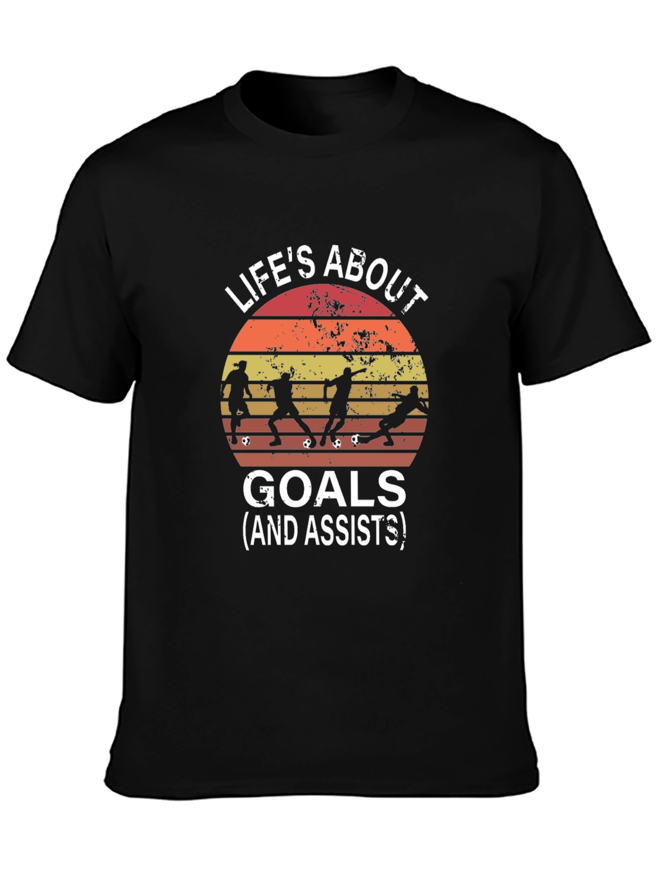 Lifes About Goals Graphic T-Shirt