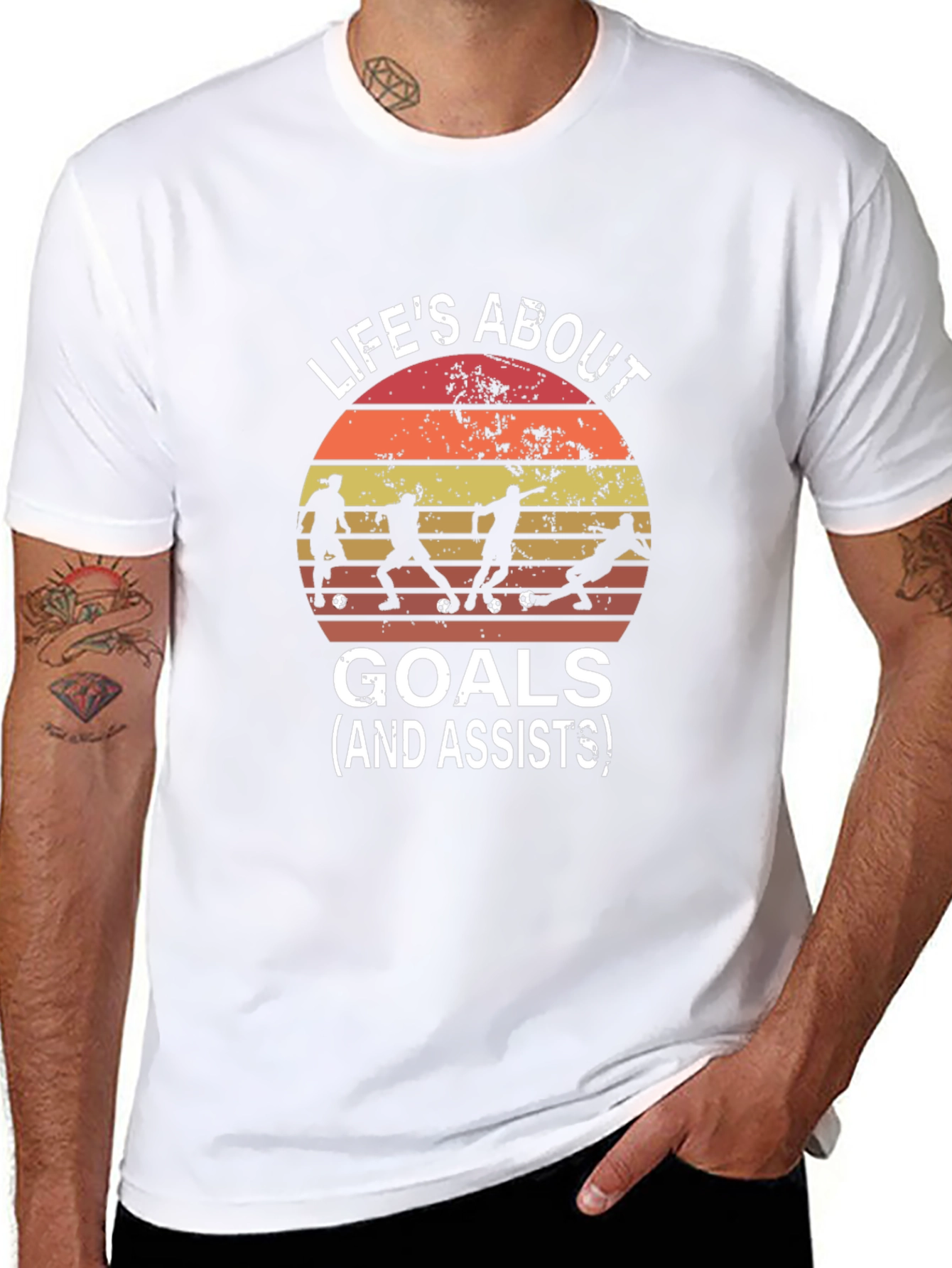 Lifes About Goals Graphic T-Shirt