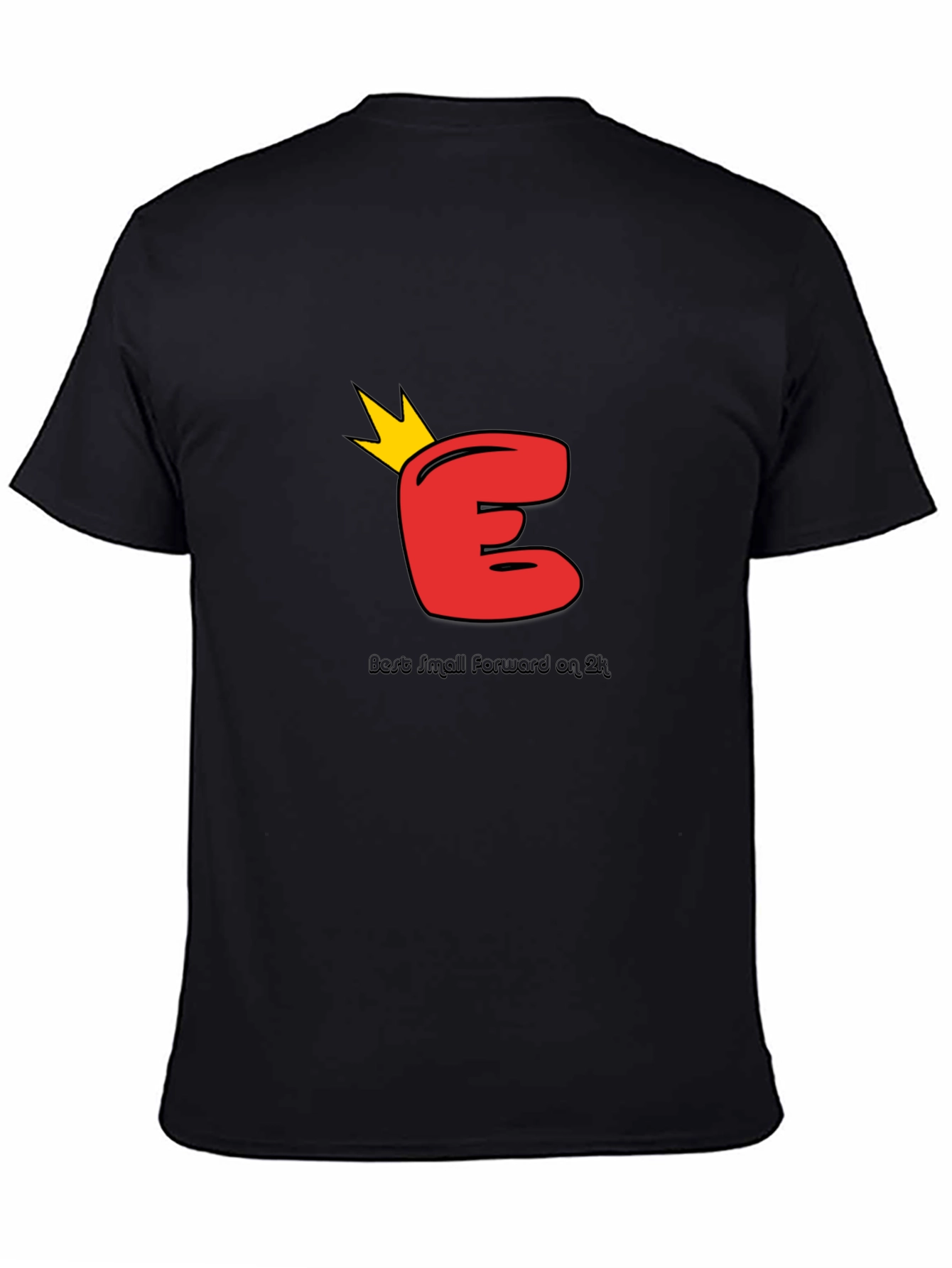 Kingly E T-Shirt - Bold Red Graphic Tee