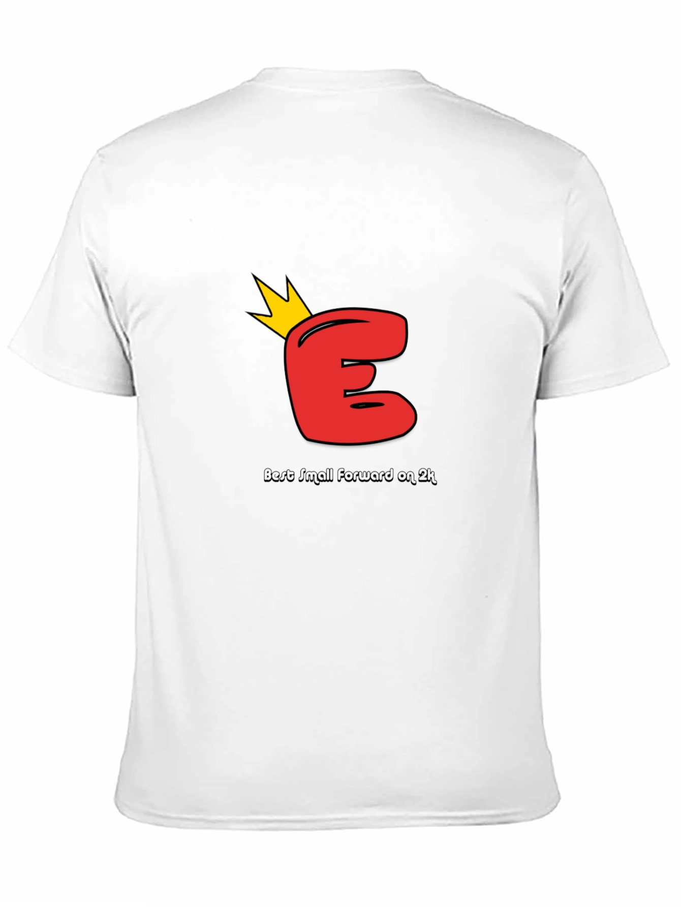 Kingly E T-Shirt - Bold Red Graphic Tee