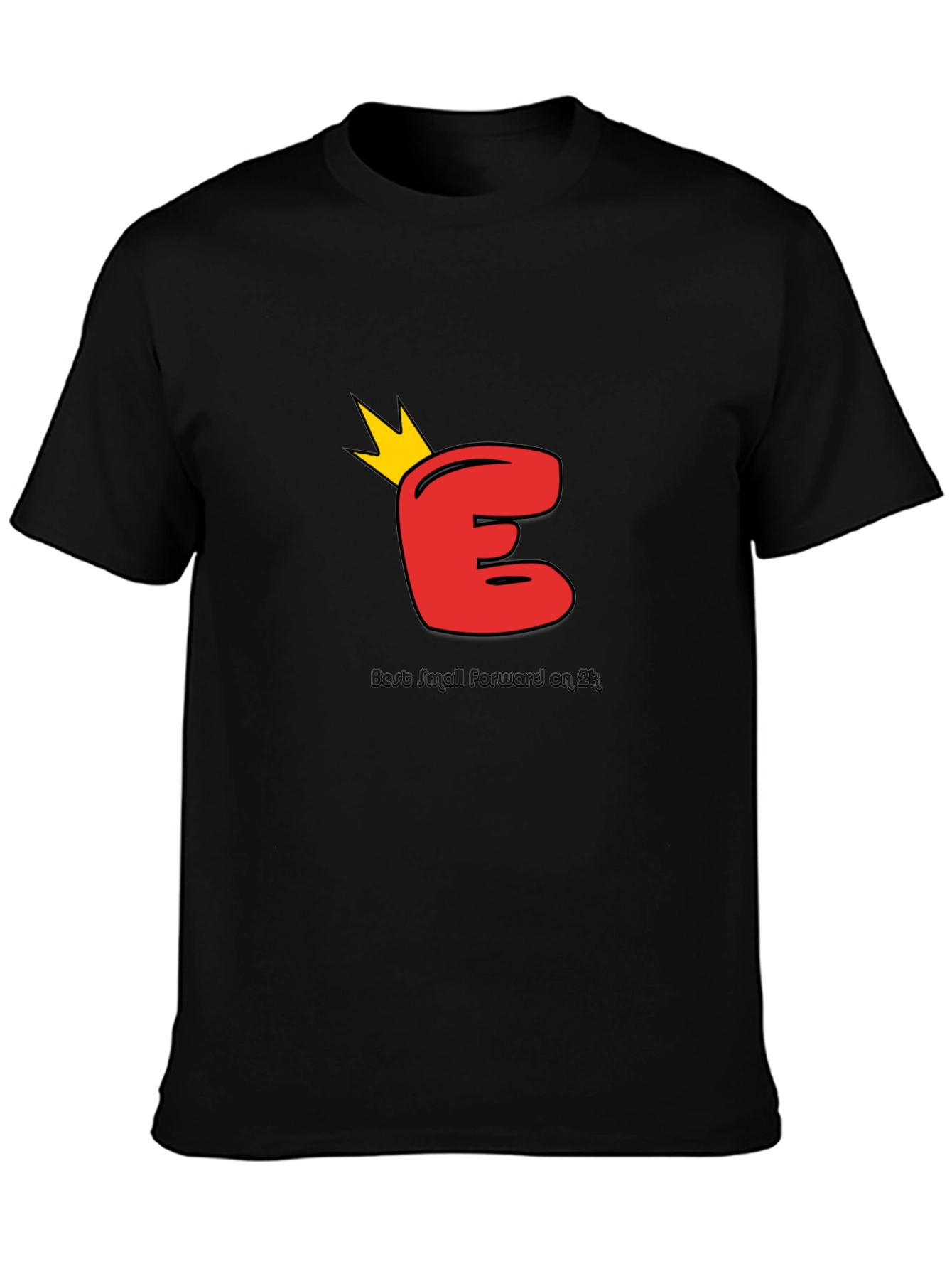 Kingly E T-Shirt - Bold Red Graphic Tee