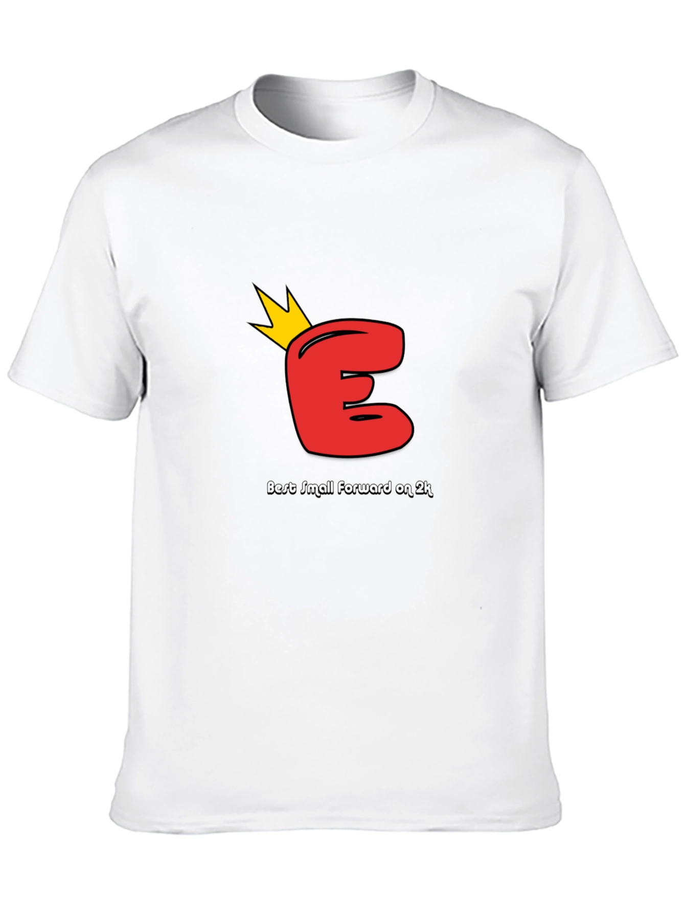 Kingly E T-Shirt - Bold Red Graphic Tee