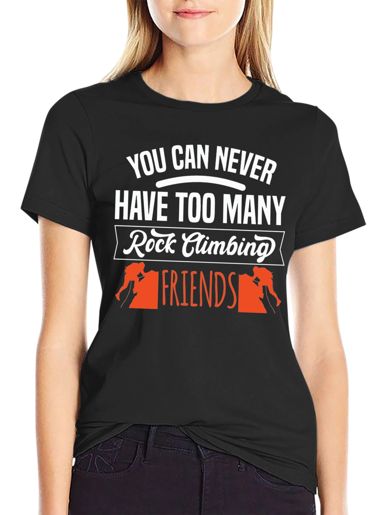 Rock Climbing Friends Graphic T-Shirt