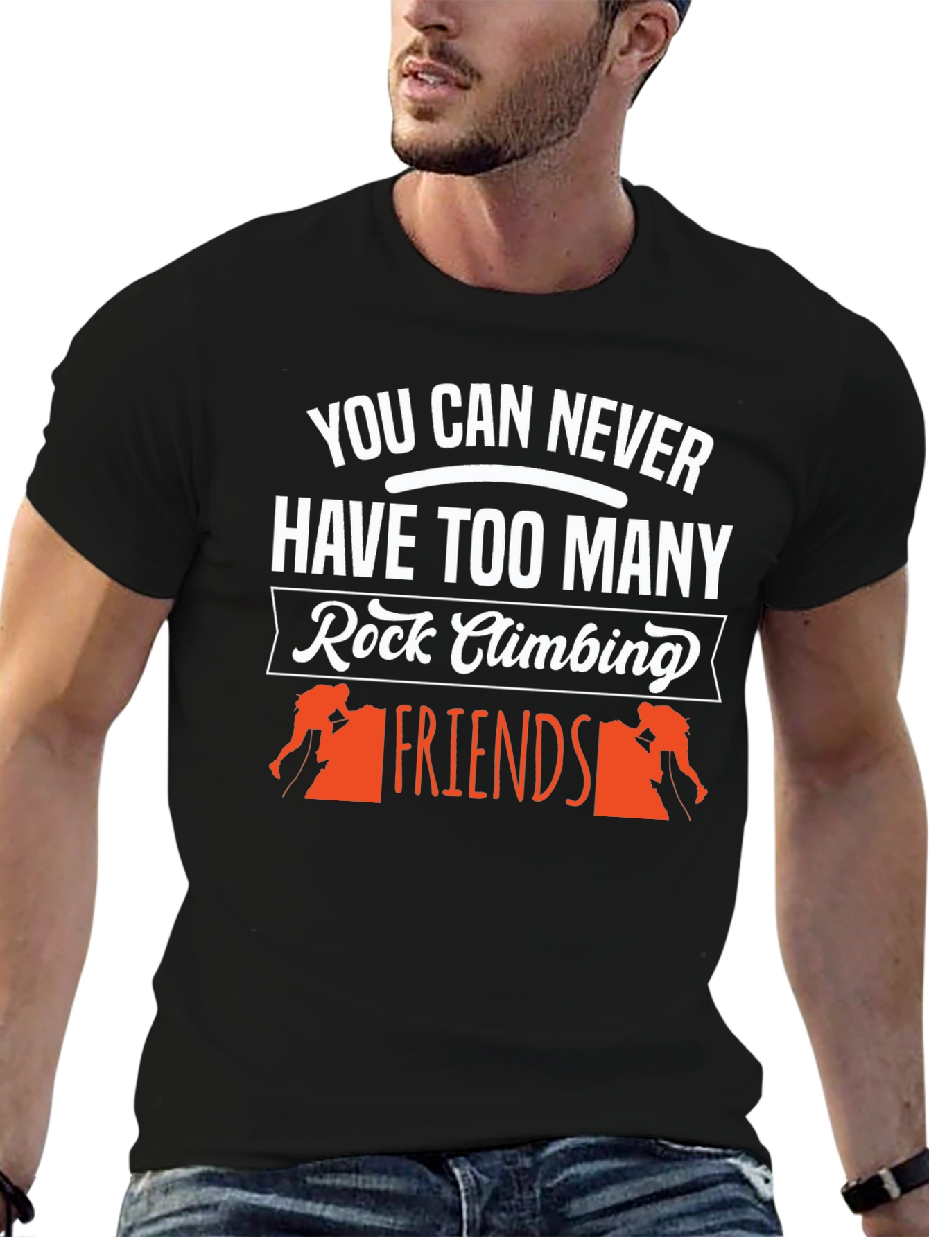 Rock Climbing Friends Graphic T-Shirt