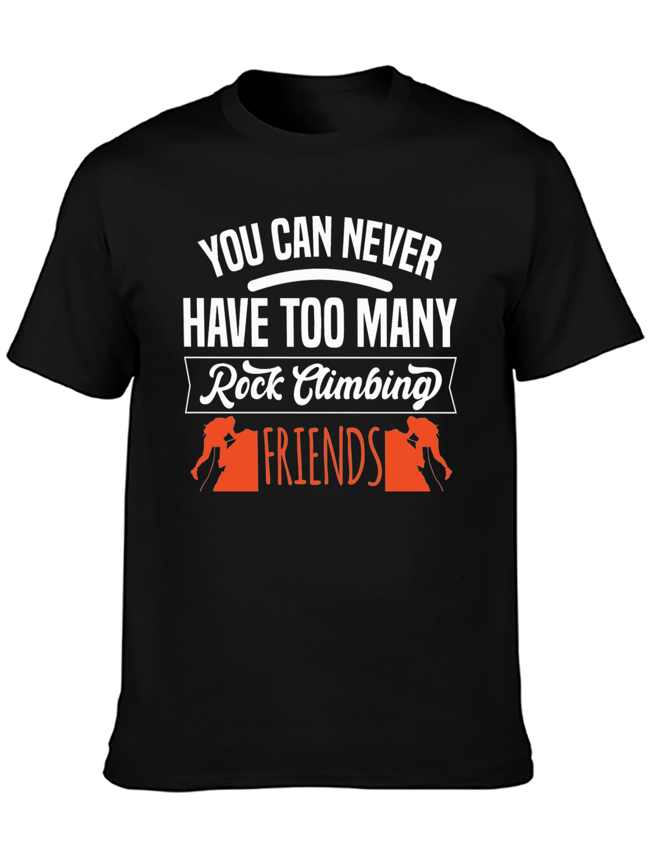 Rock Climbing Friends Graphic T-Shirt