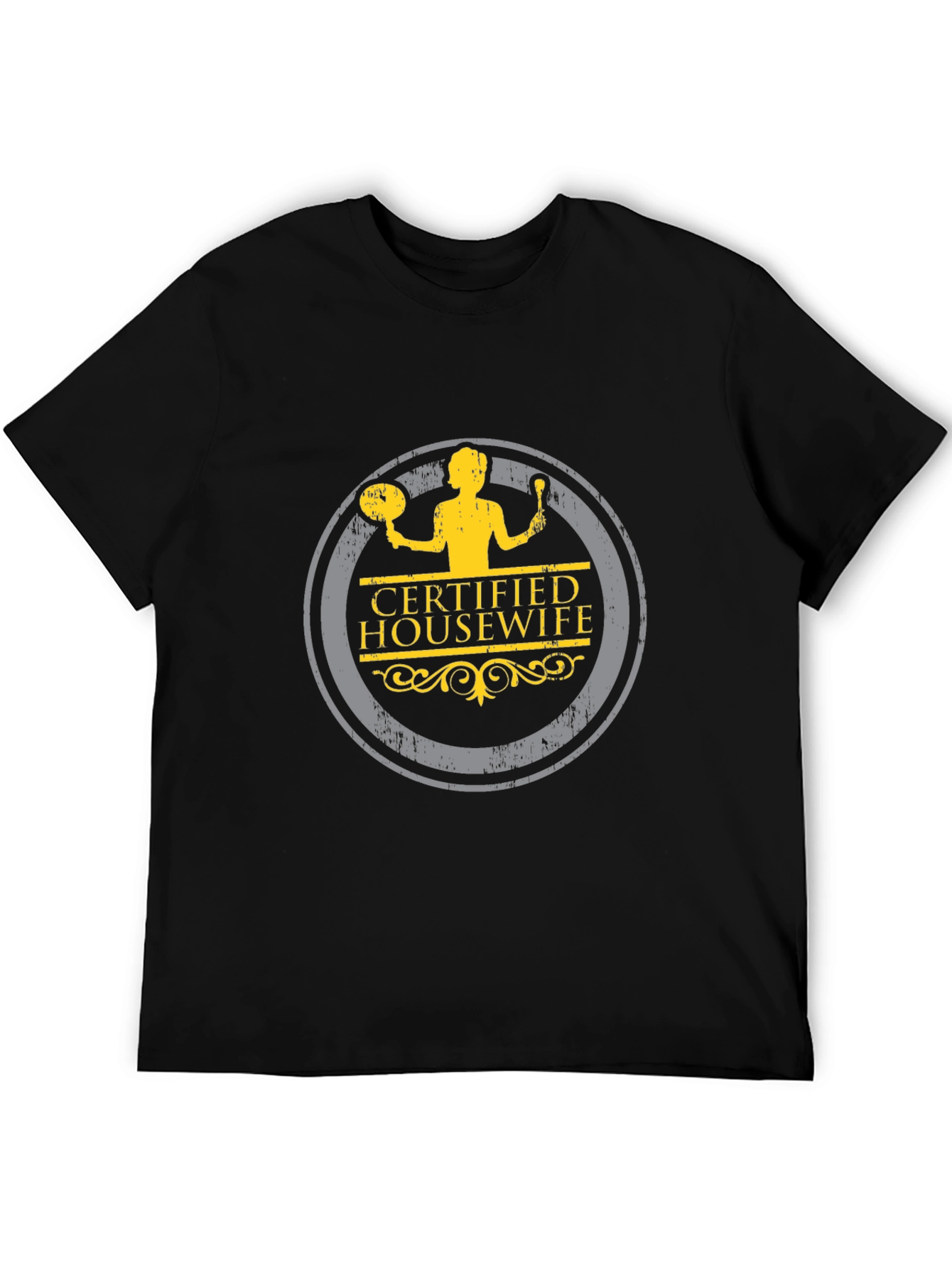 Certified Housewife T-Shirt - Novelty Graphic Tee