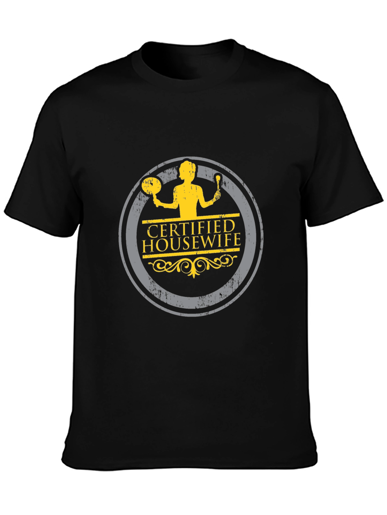 Certified Housewife T-Shirt - Novelty Graphic Tee