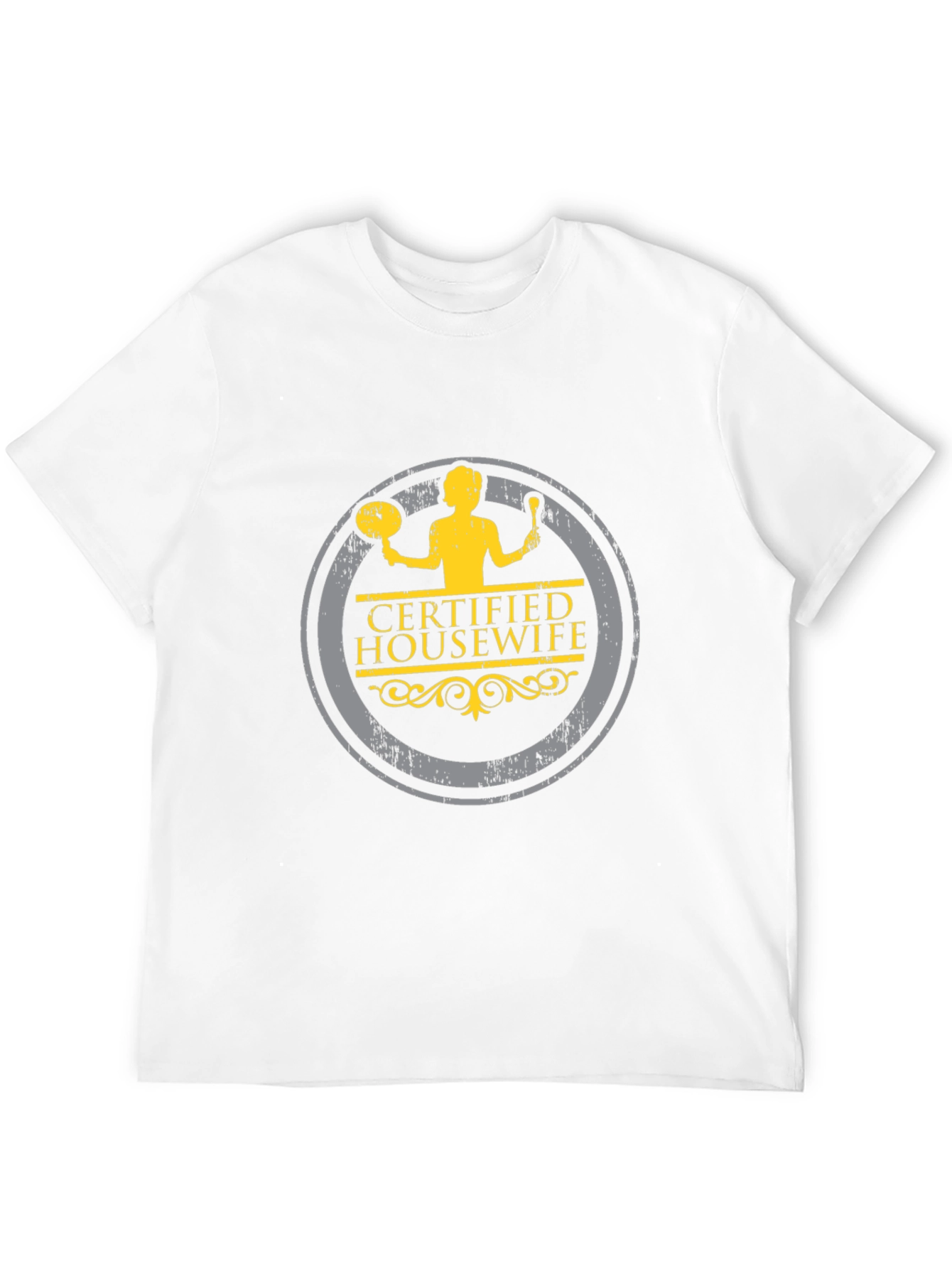 Certified Housewife T-Shirt - Novelty Graphic Tee