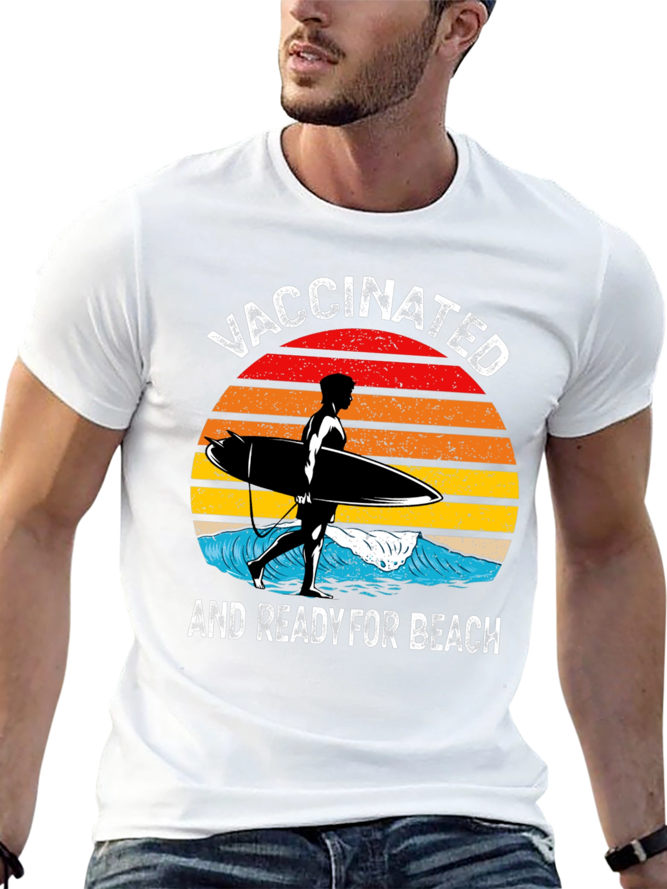 Vaccinated and Ready for Beach T-Shirt