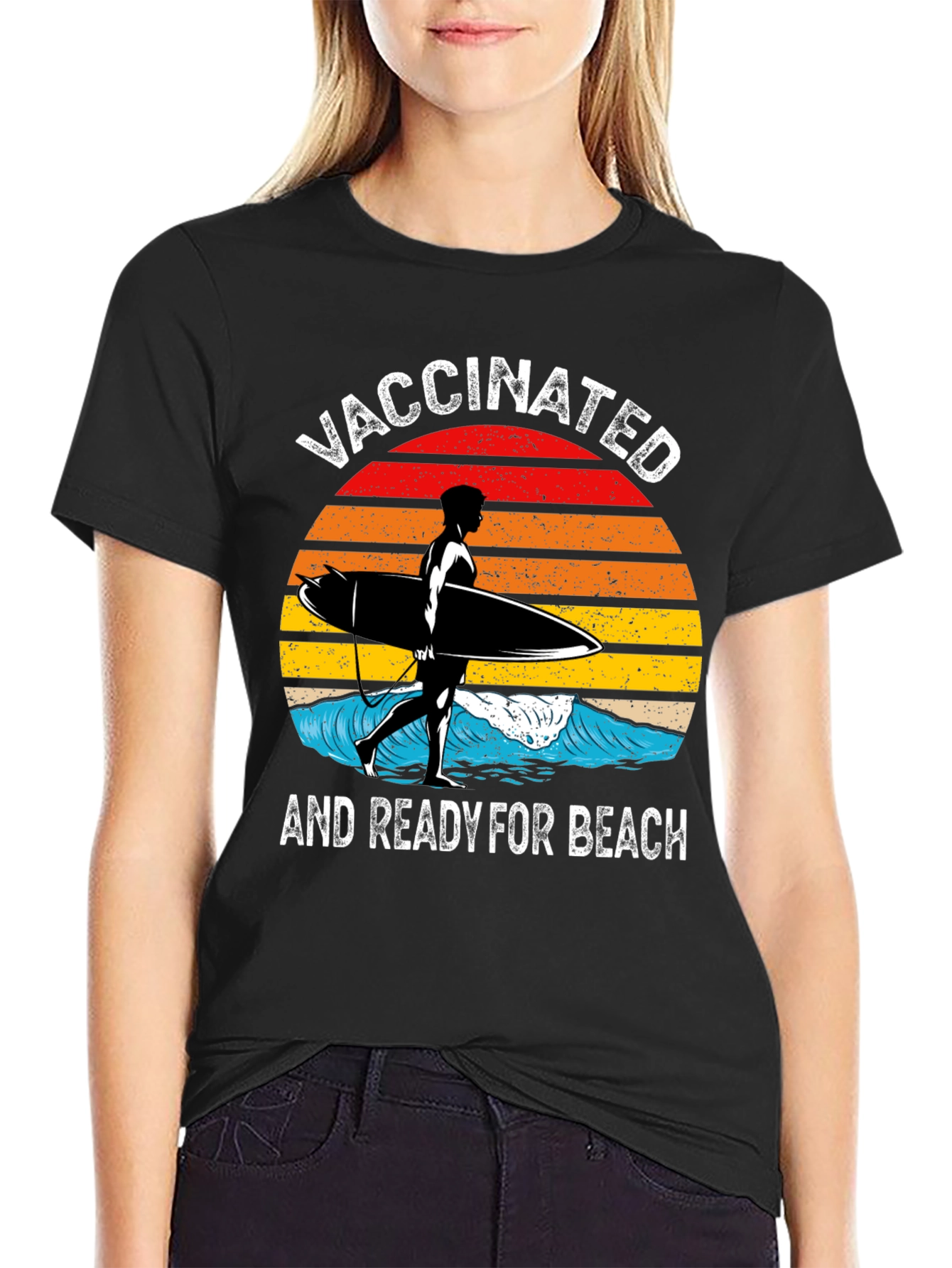 Vaccinated and Ready for Beach T-Shirt