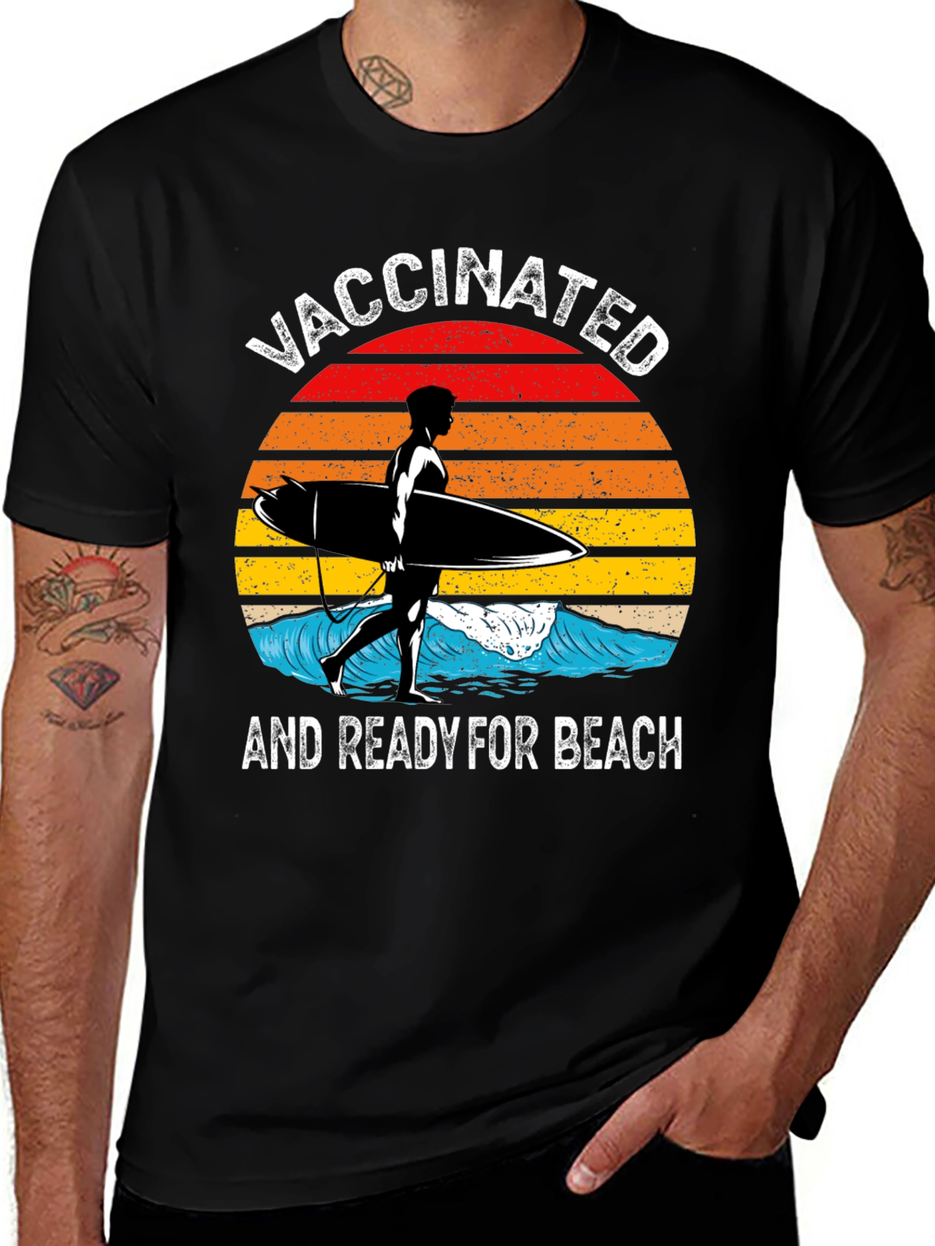 Vaccinated and Ready for Beach T-Shirt