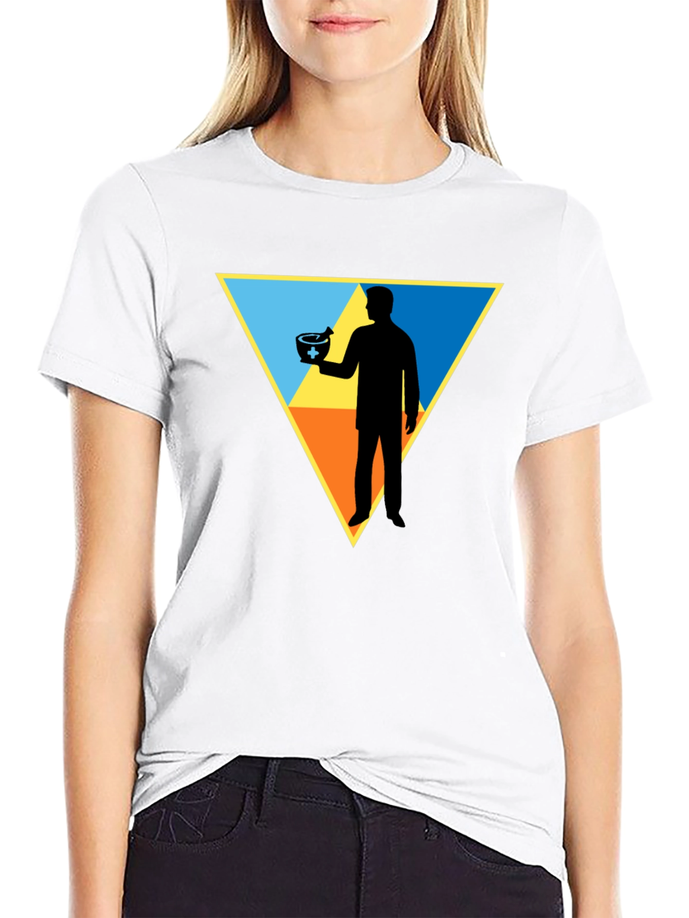 Pharmacist Triangle Graphic Tee - Stylish Unisex T-Shirt