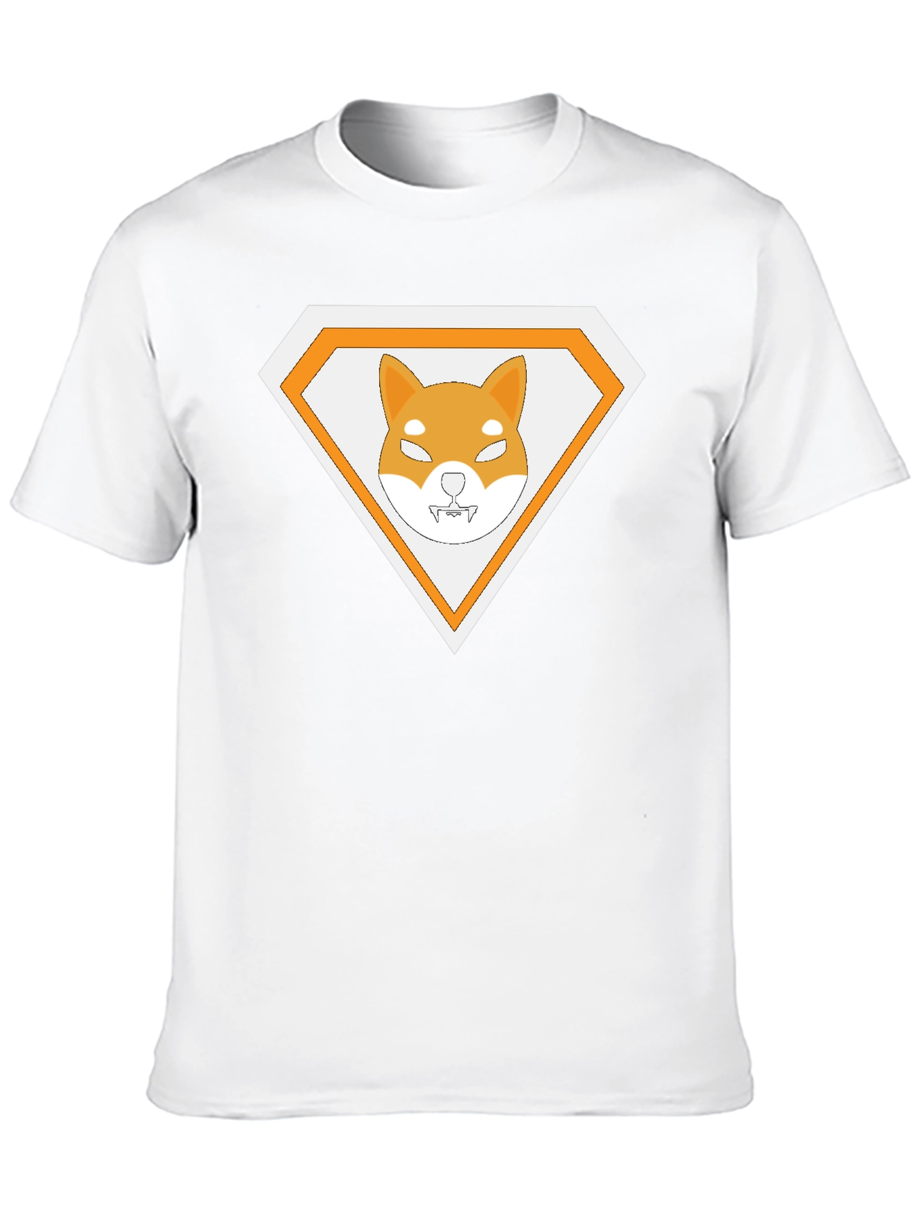 Shiba Inu Superhero Tee - Black Cotton Casual Shirt
