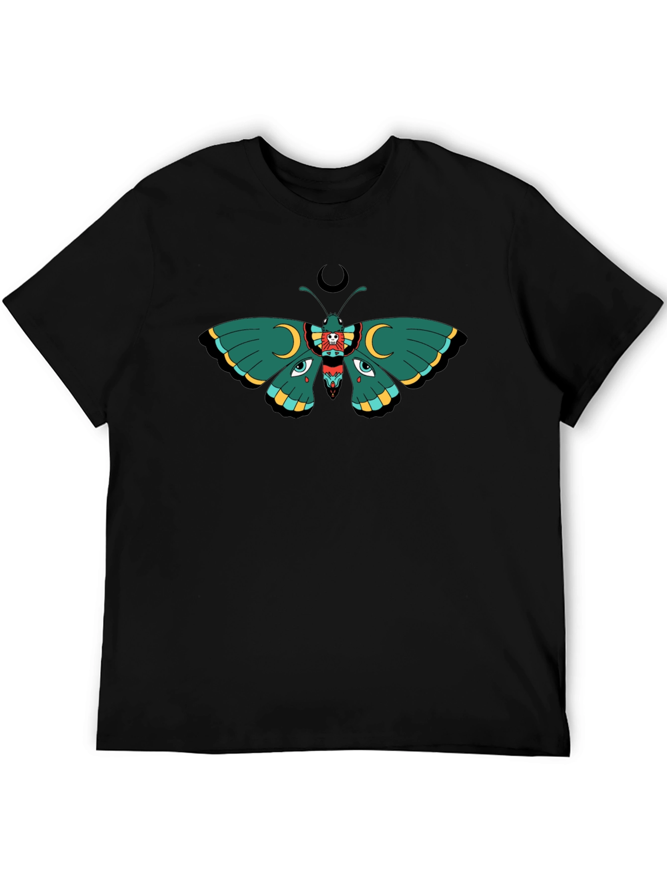 Mystic Moth Graphic Tee - Unisex Black T-Shirt