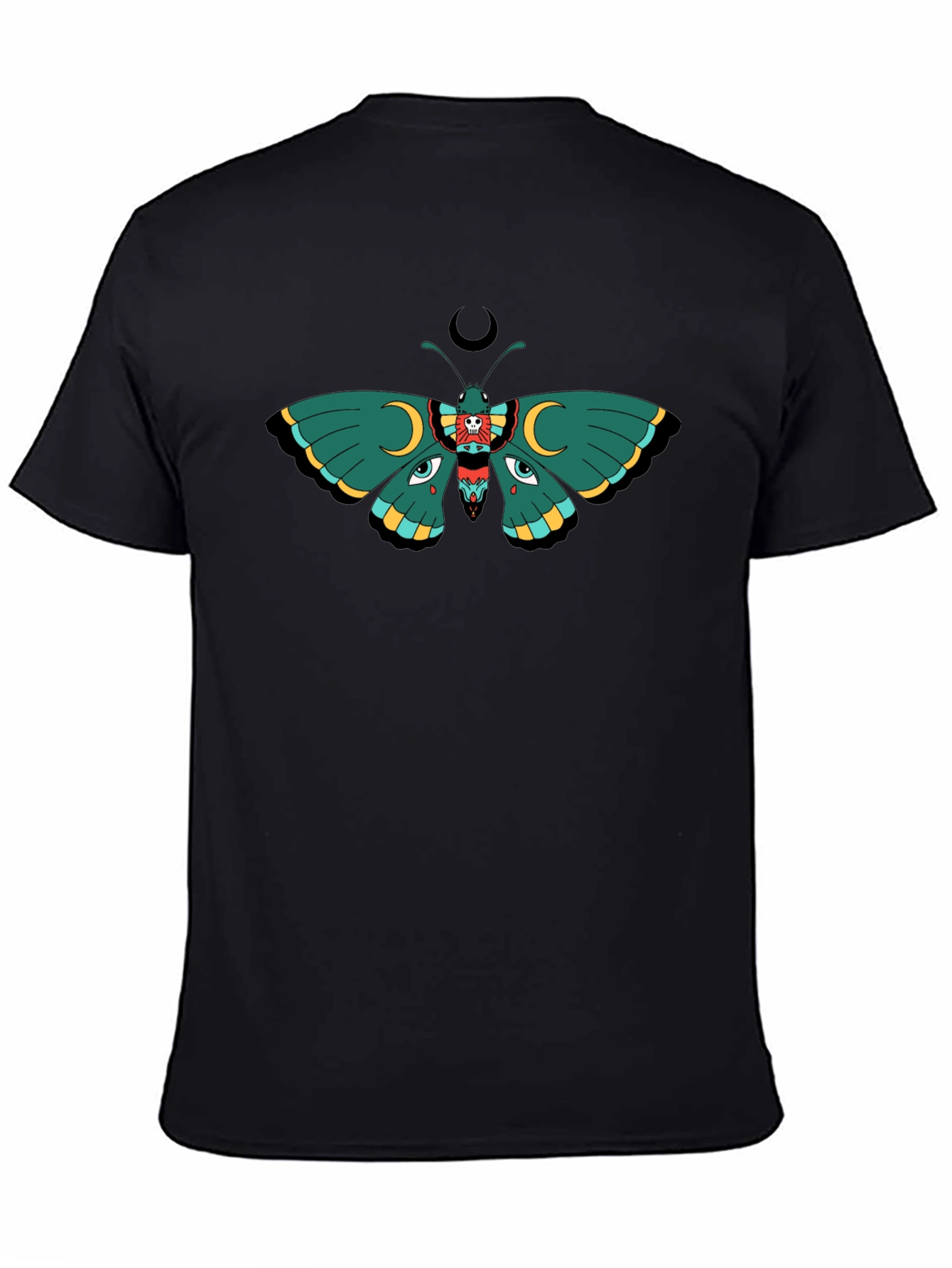 Mystic Moth Graphic Tee - Unisex Black T-Shirt