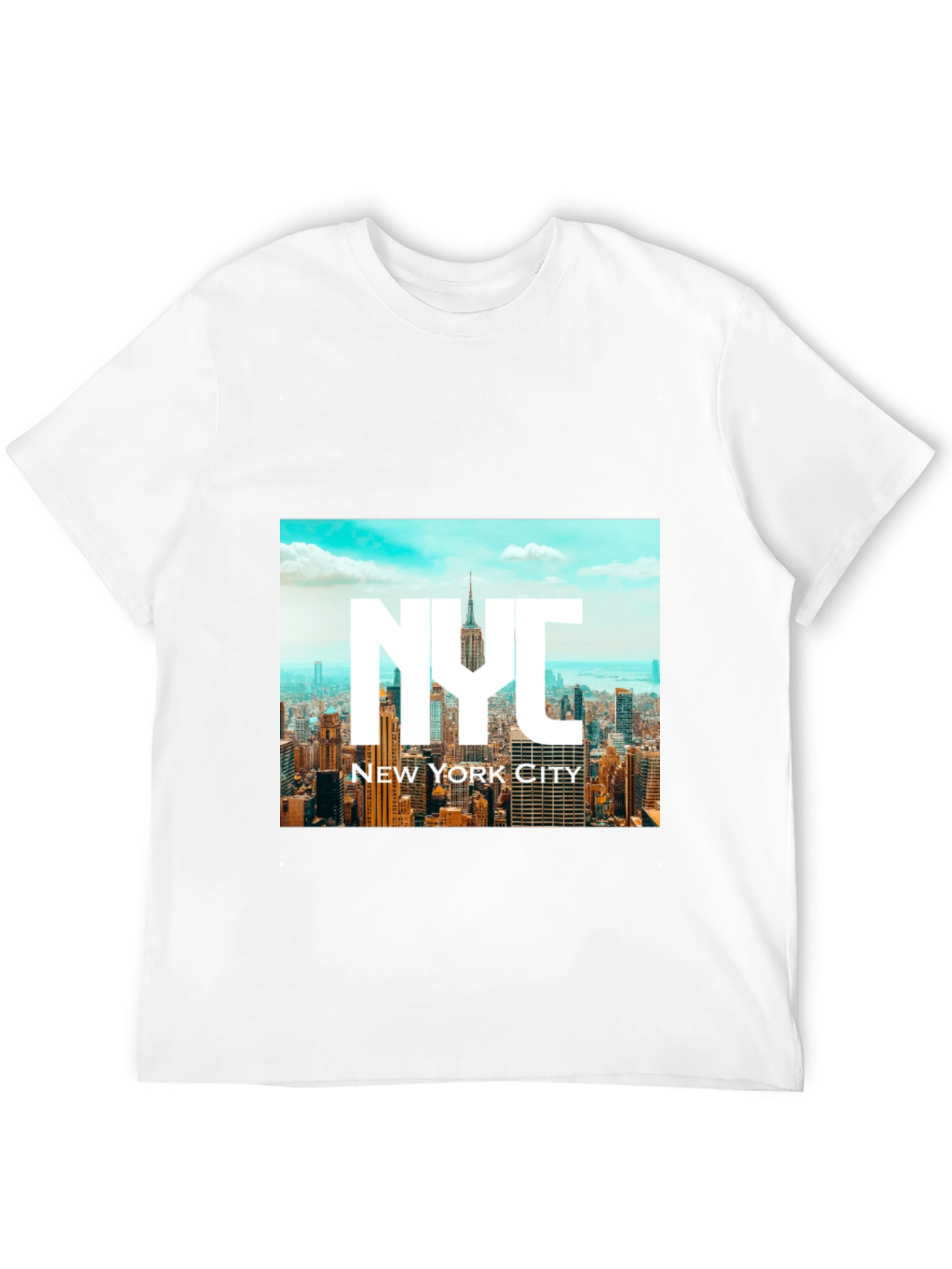 NYC New York City Graphic Tee - Black