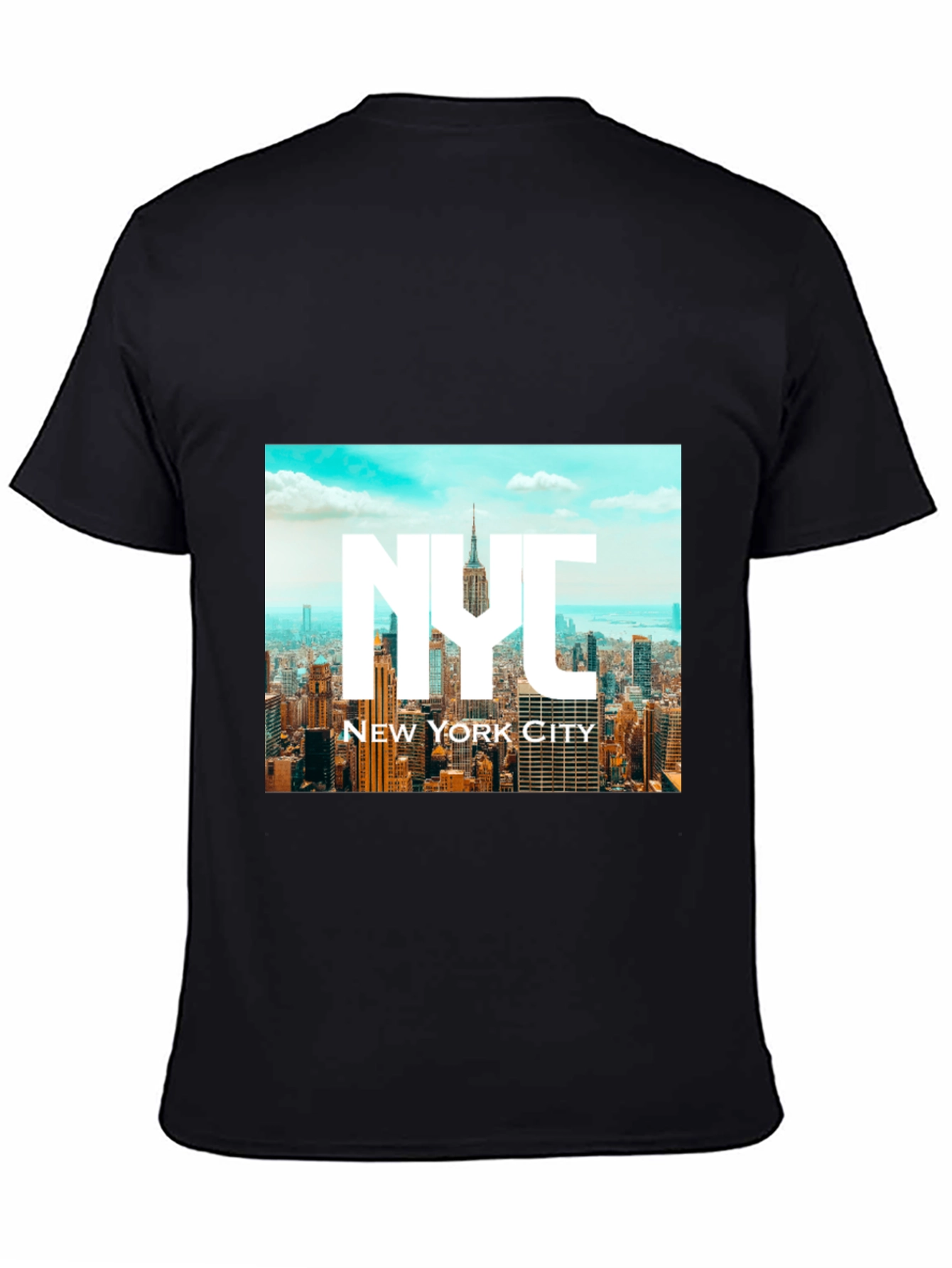 NYC New York City Graphic Tee - Black