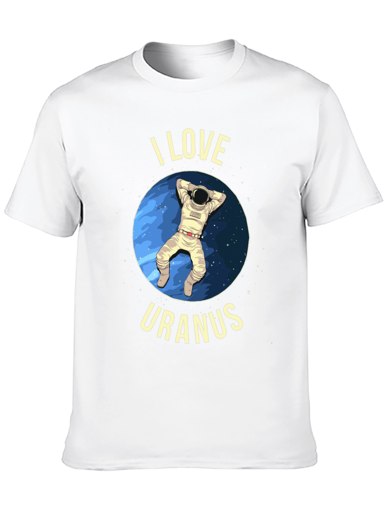 I Love Uranus T-Shirt - Astronaut Design