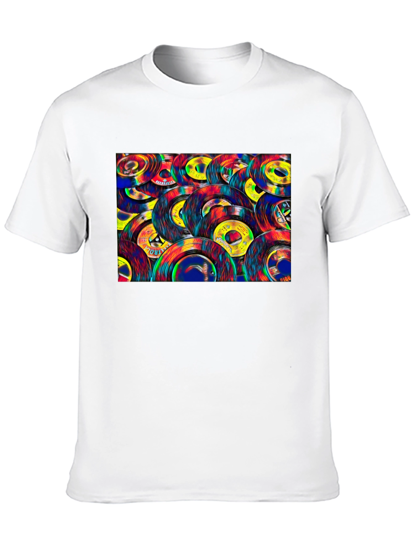 Retro Vinyl Record Graphic Tee