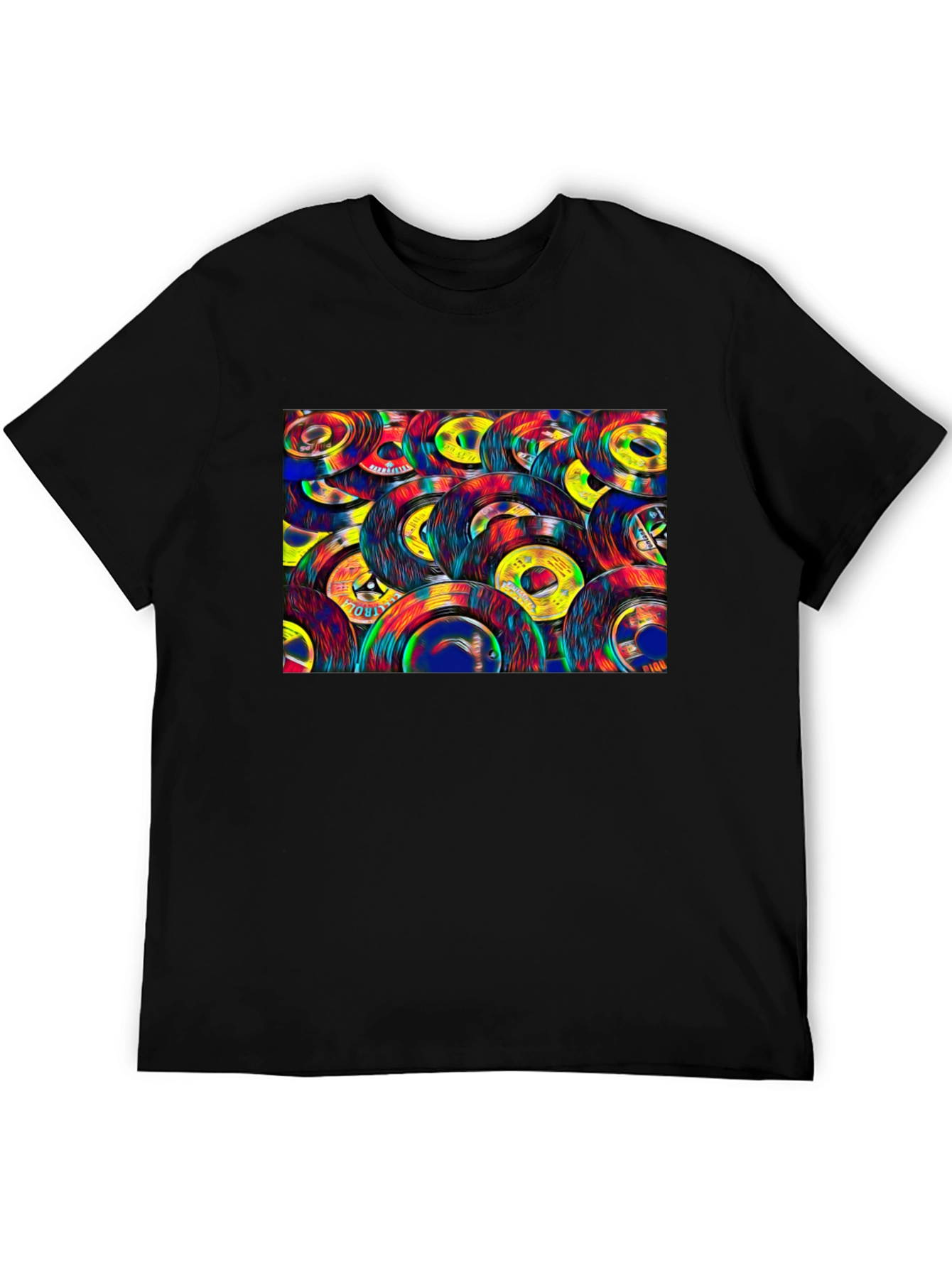 Retro Vinyl Record Graphic Tee