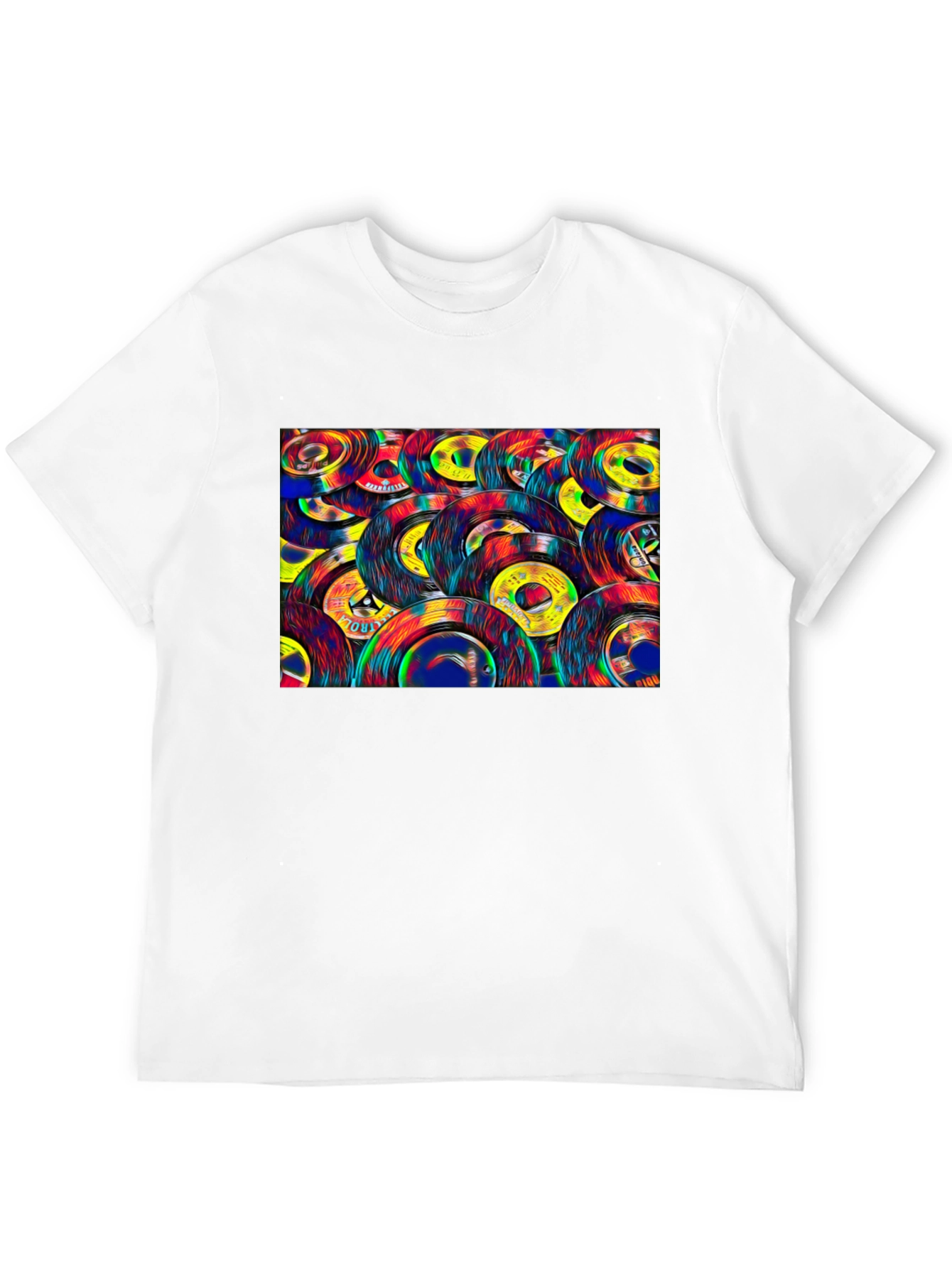 Retro Vinyl Record Graphic Tee