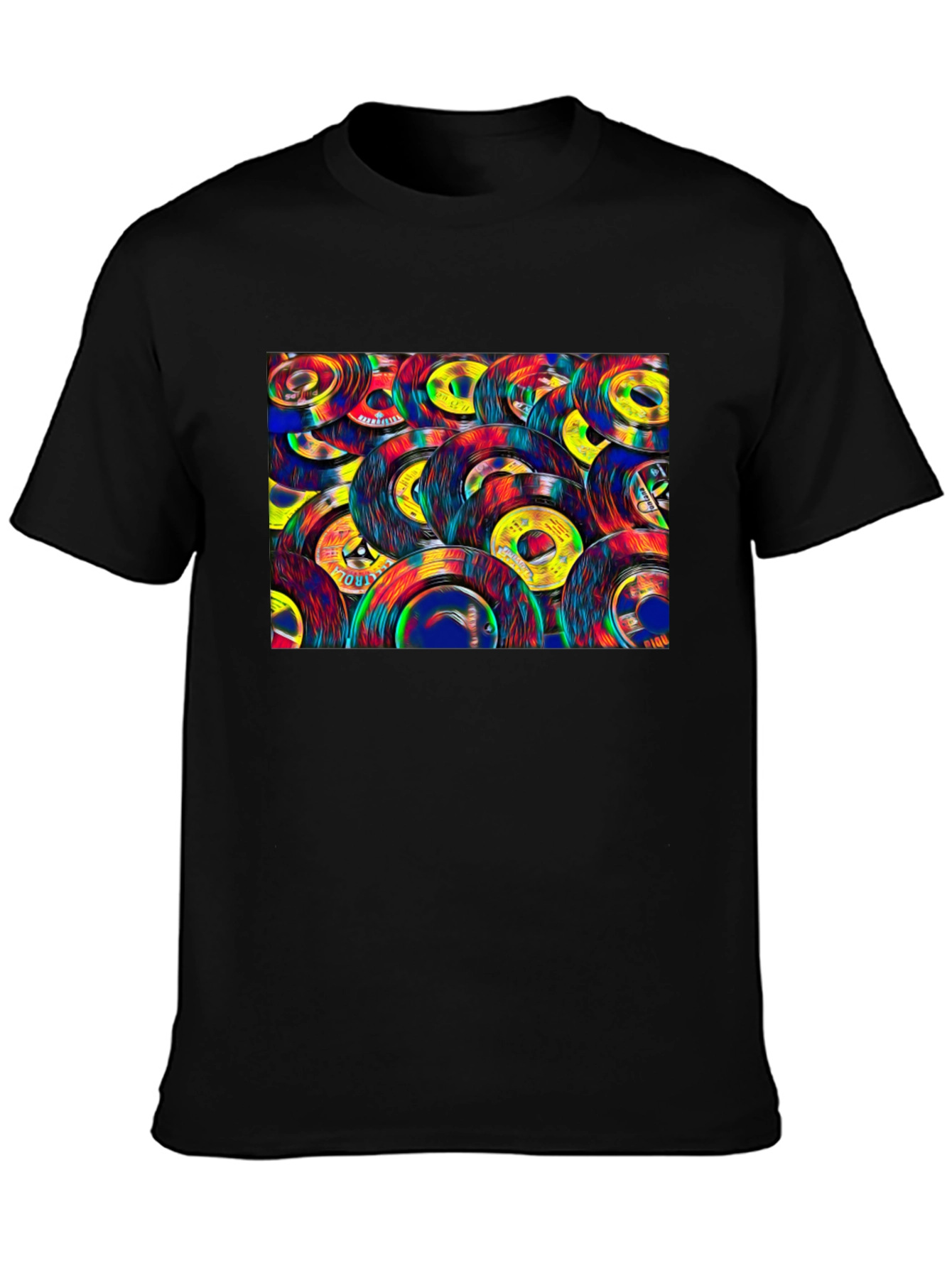 Retro Vinyl Record Graphic Tee