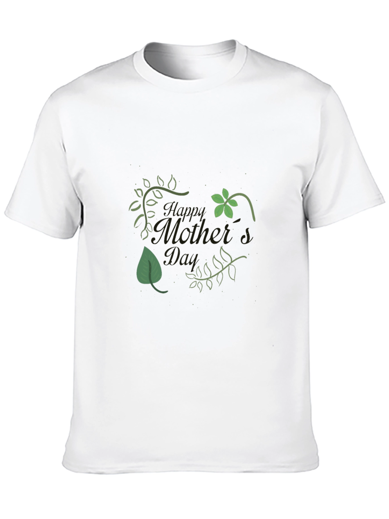 Happy Mothers Day Black T-Shirt