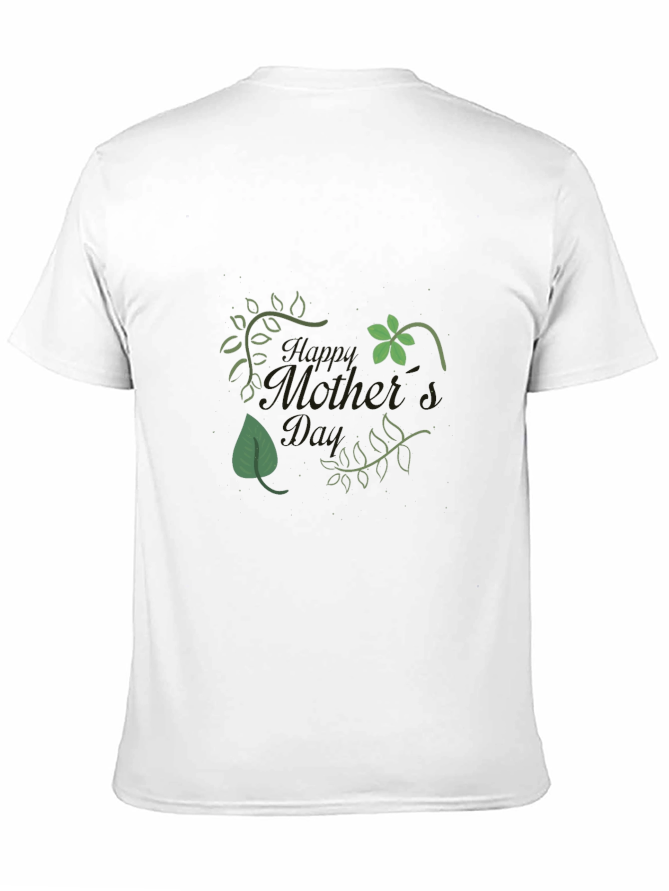 Happy Mothers Day Black T-Shirt