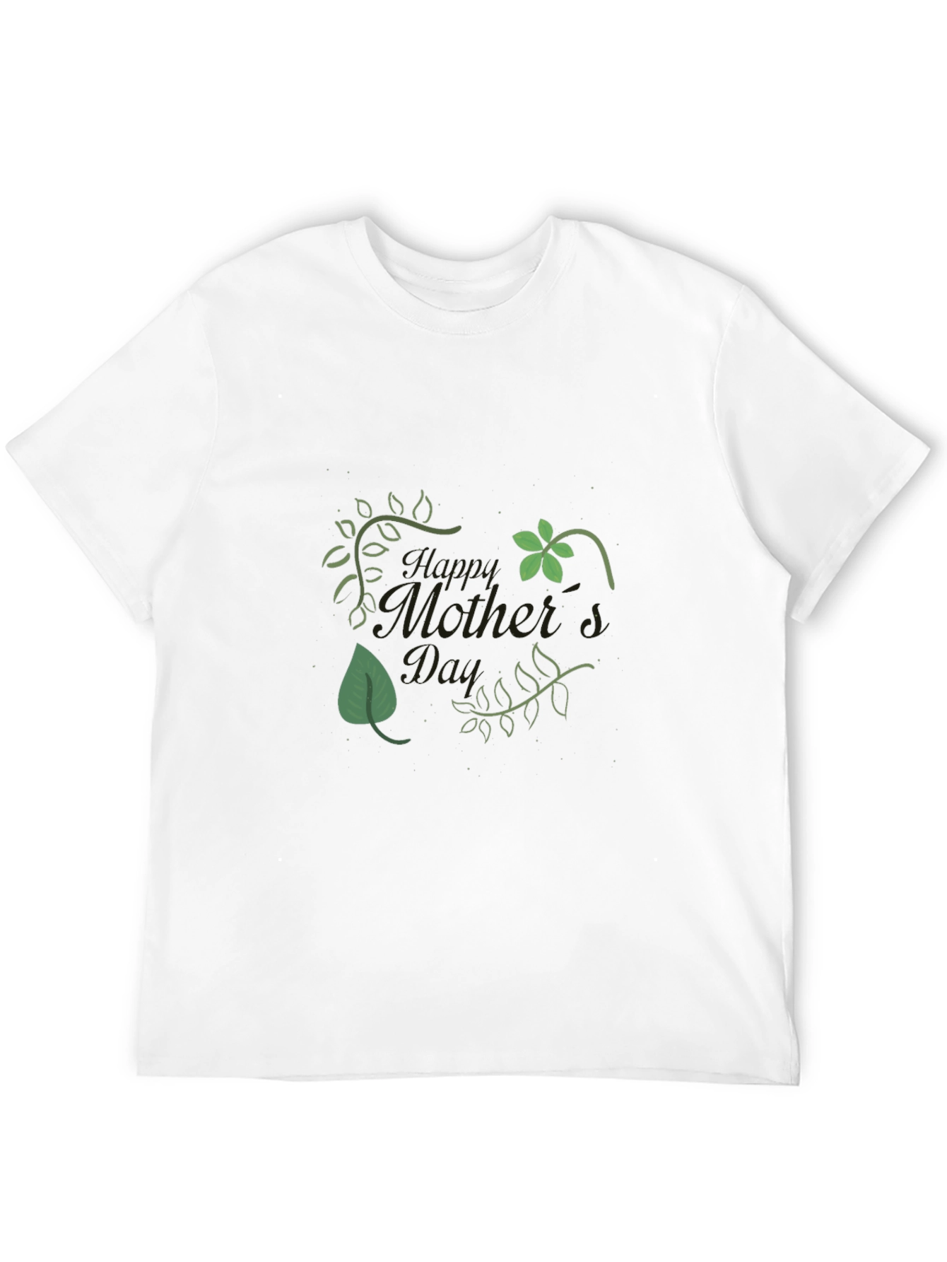 Happy Mothers Day Black T-Shirt
