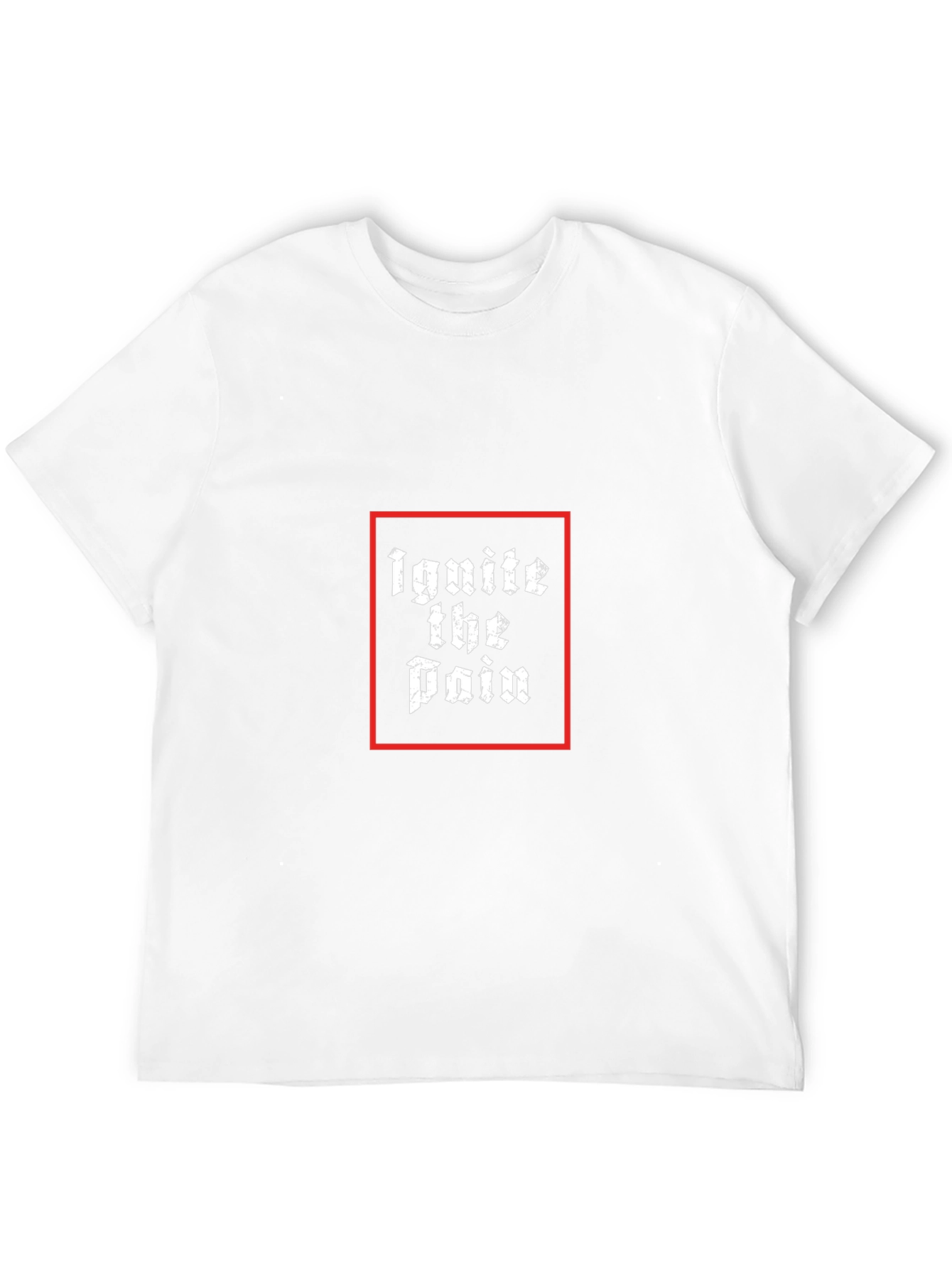 Ignite the Pain Black Graphic T-Shirt