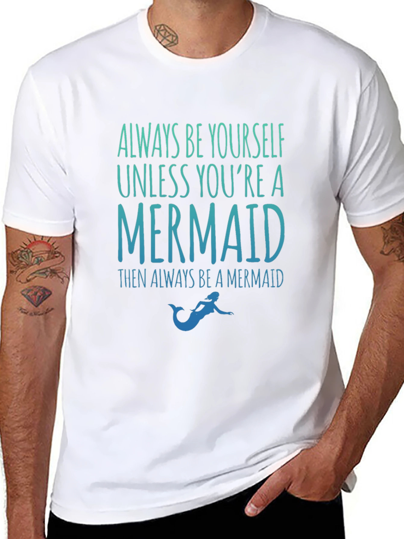 Always Be Yourself Mermaid T-Shirt