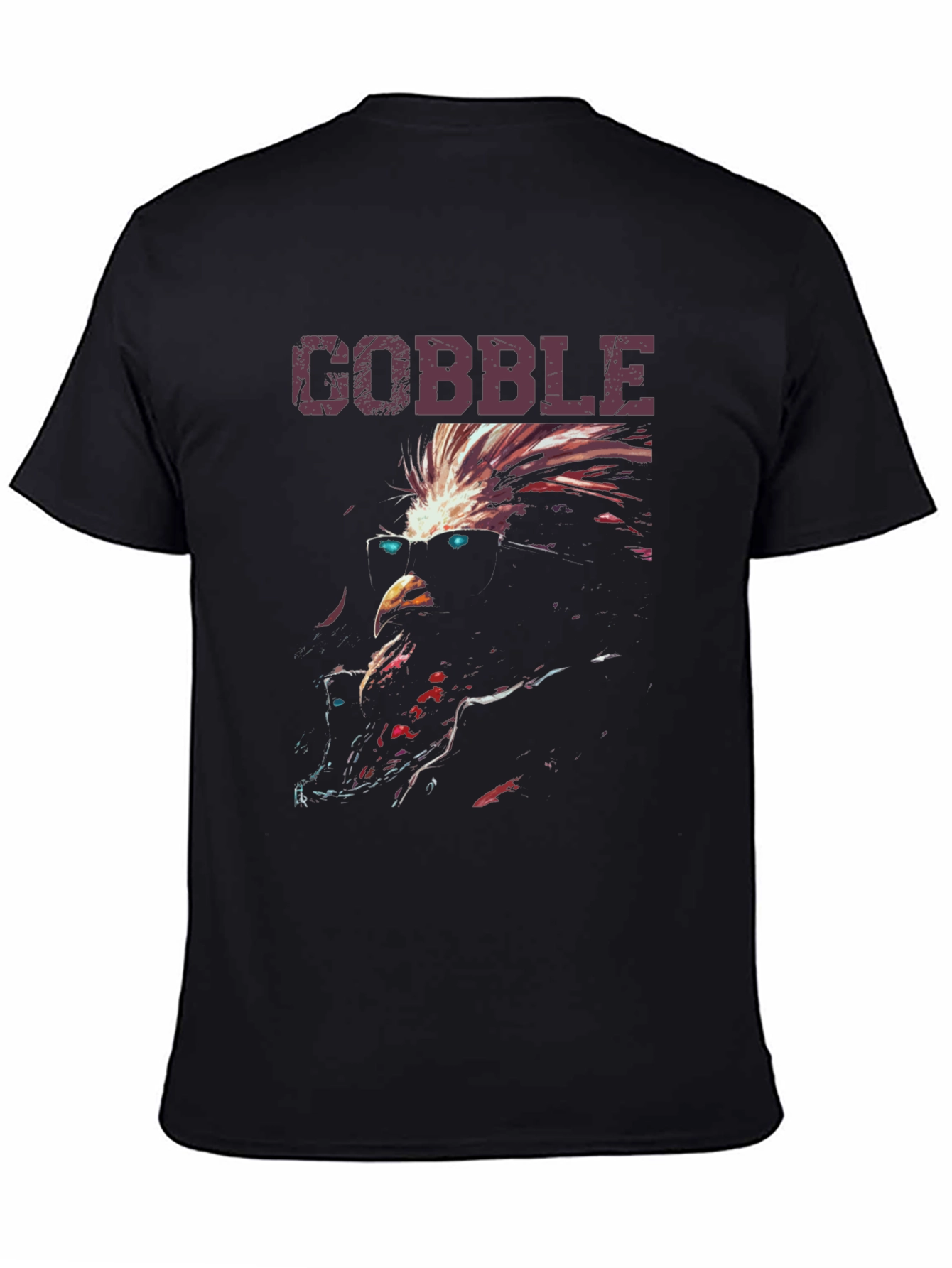 Gobble Turkey T-Shirt - Funny Thanksgiving Tee