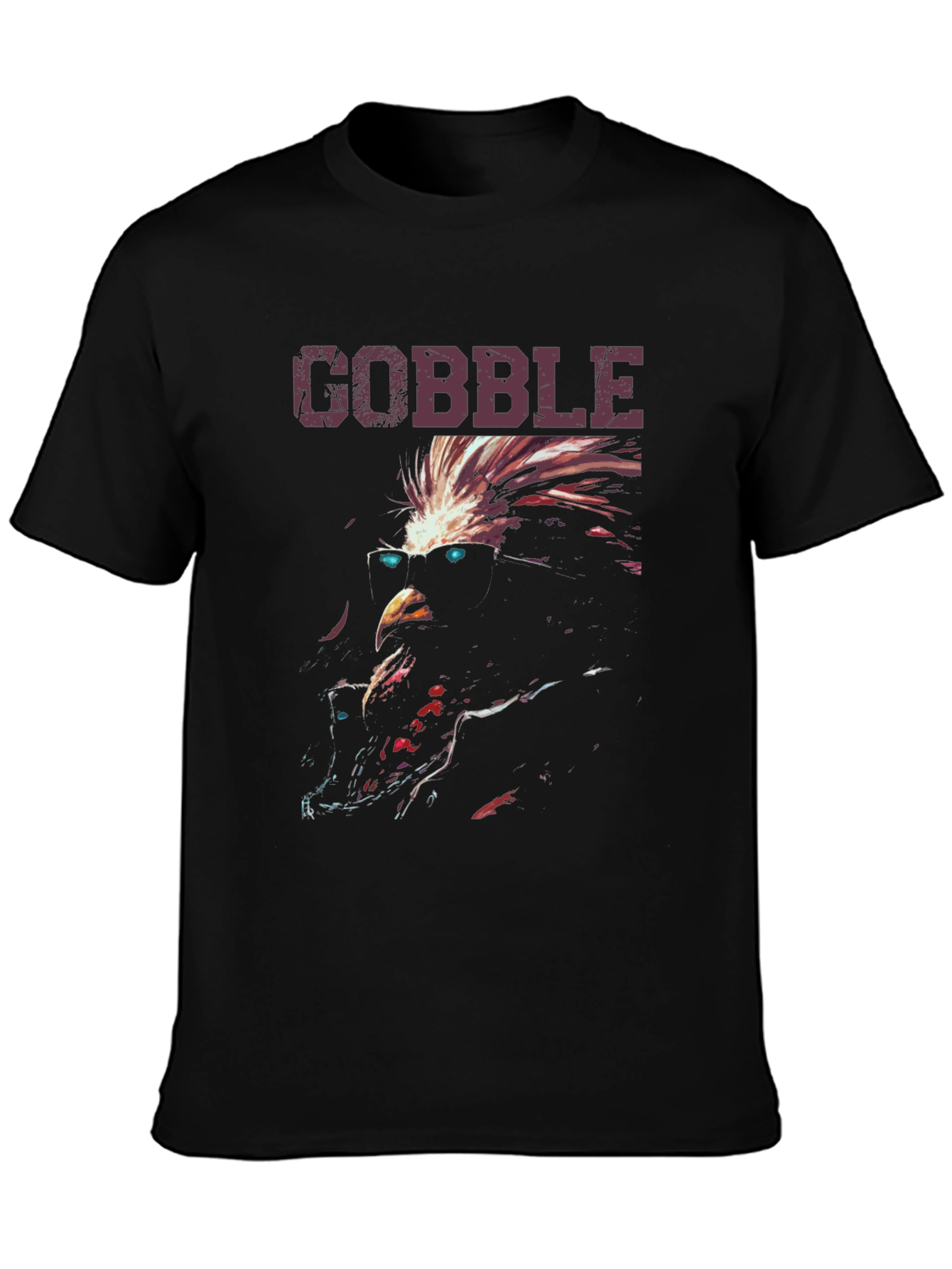Gobble Turkey T-Shirt - Funny Thanksgiving Tee