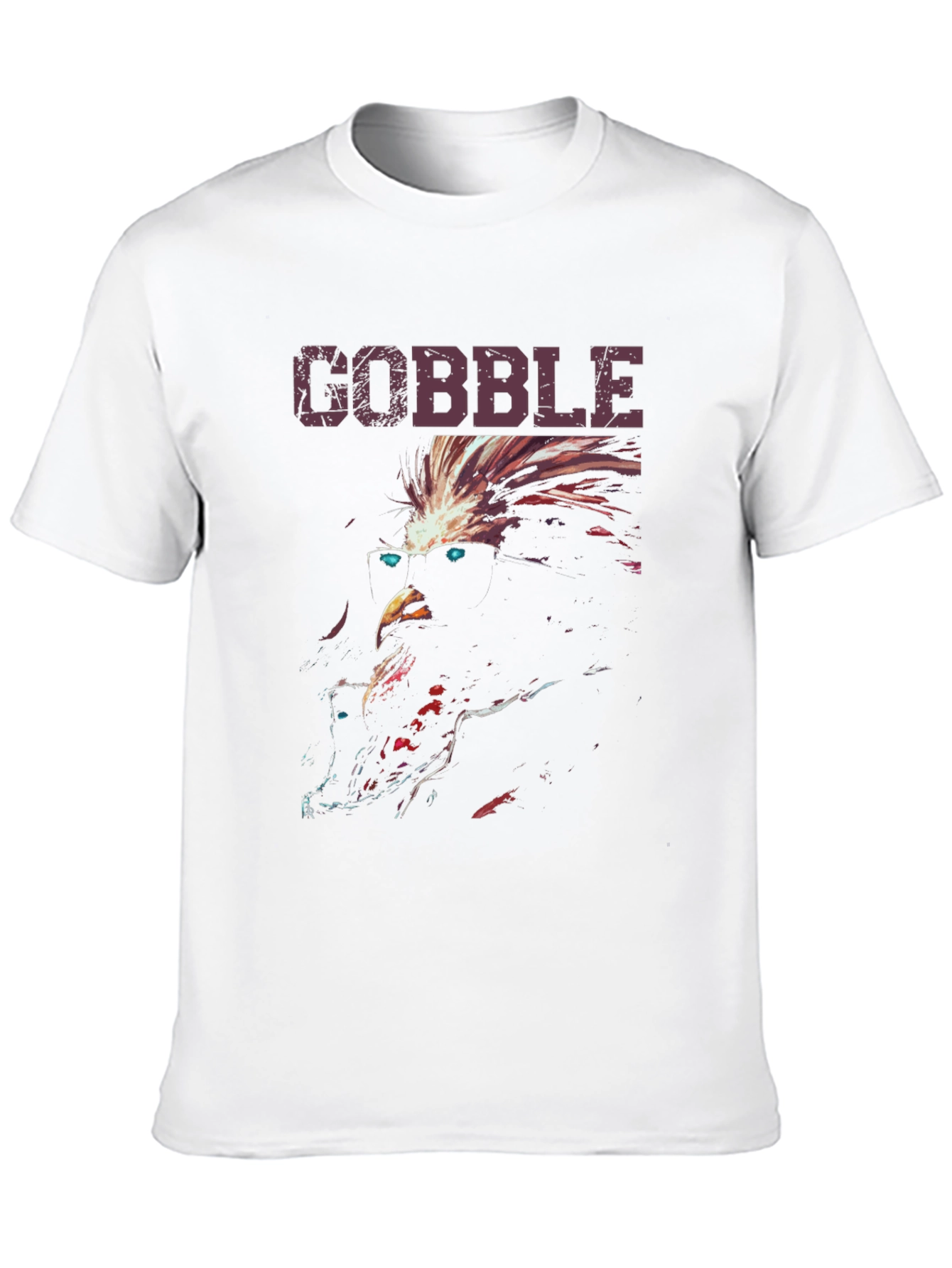 Gobble Turkey T-Shirt - Funny Thanksgiving Tee