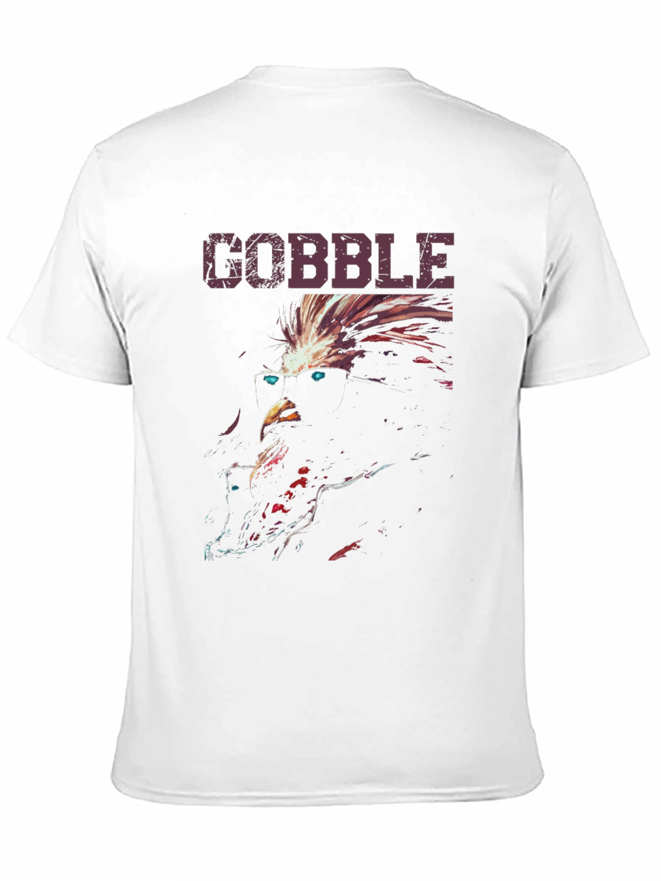 Gobble Turkey T-Shirt - Funny Thanksgiving Tee