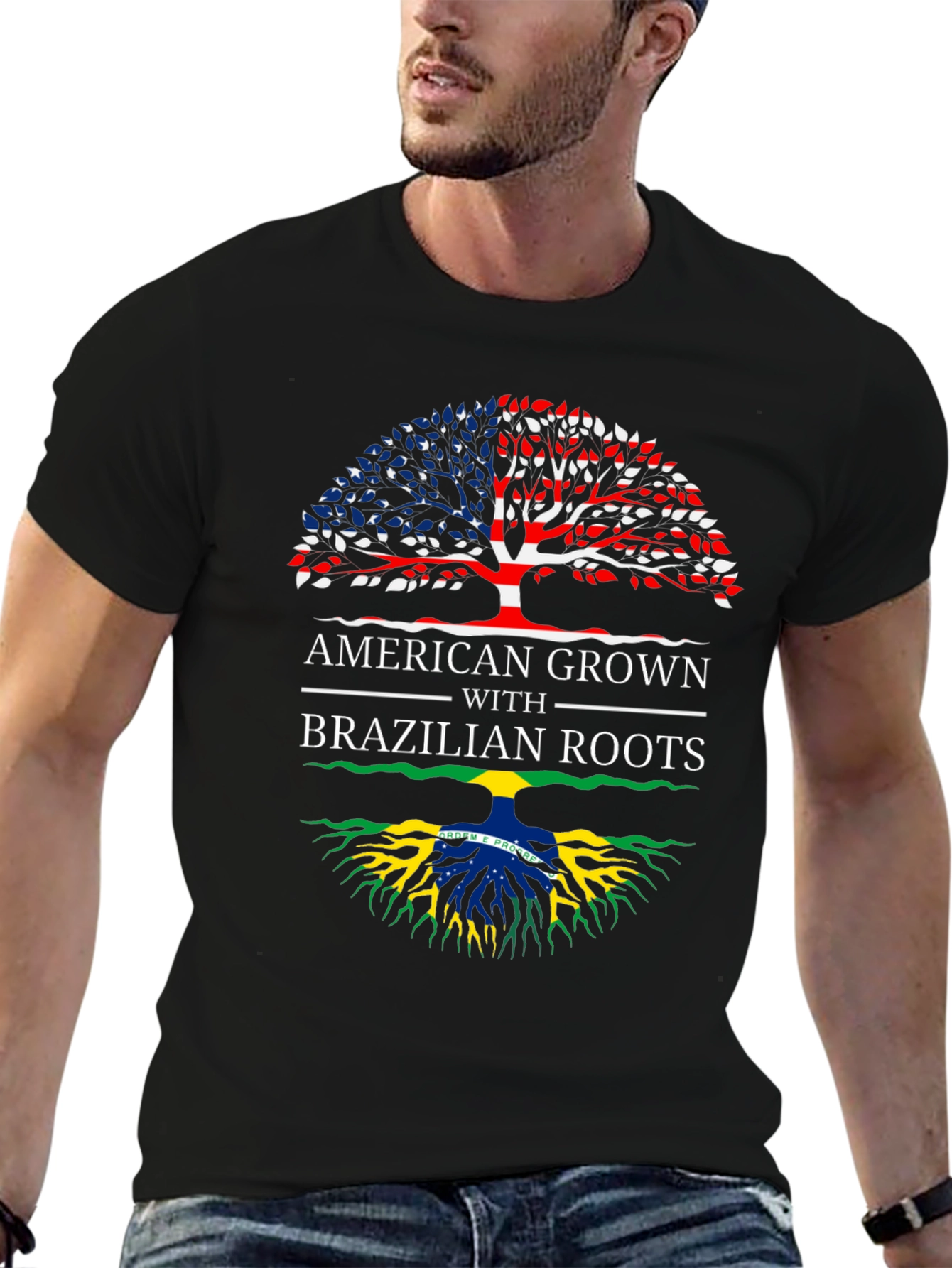 American Grown Brazilian Roots T-Shirt