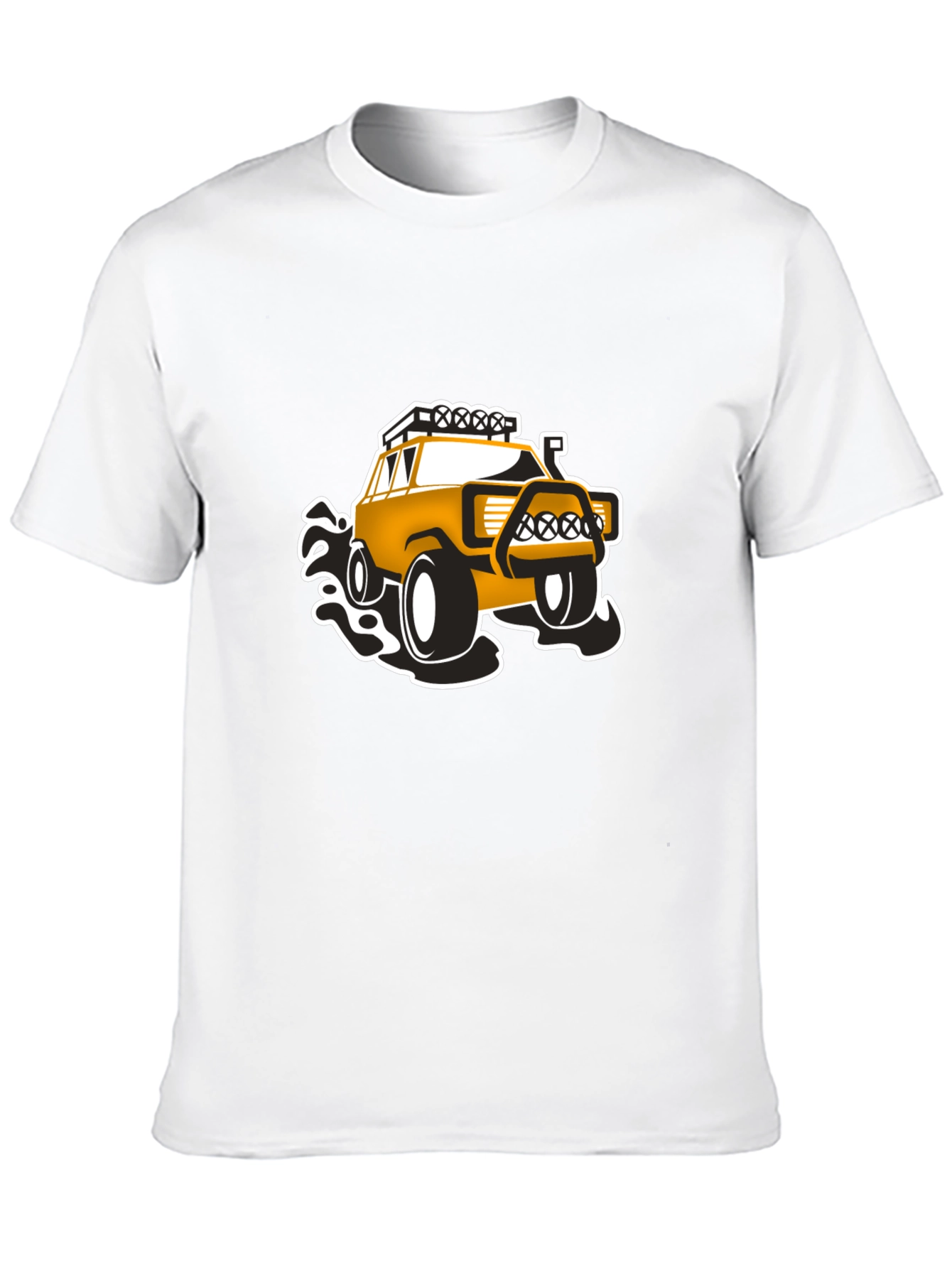 Off-Road Adventure T-Shirt - Black Bold Design