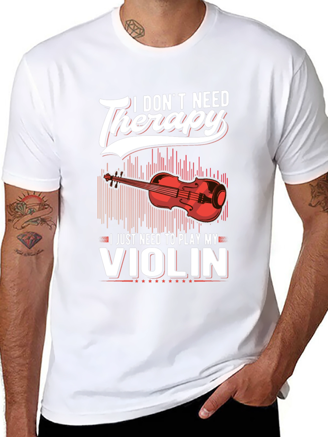 I Dont Need Therapy Violin T-Shirt