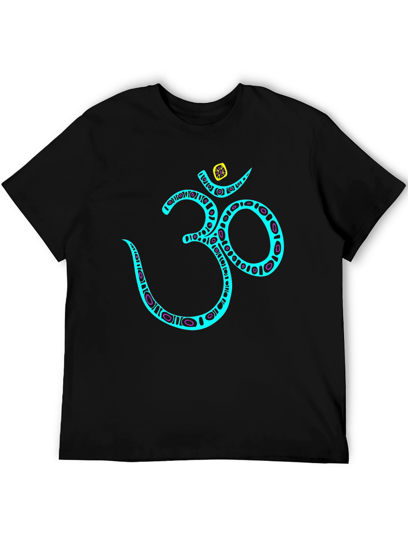 Om Graphic Tee - Black Crewneck