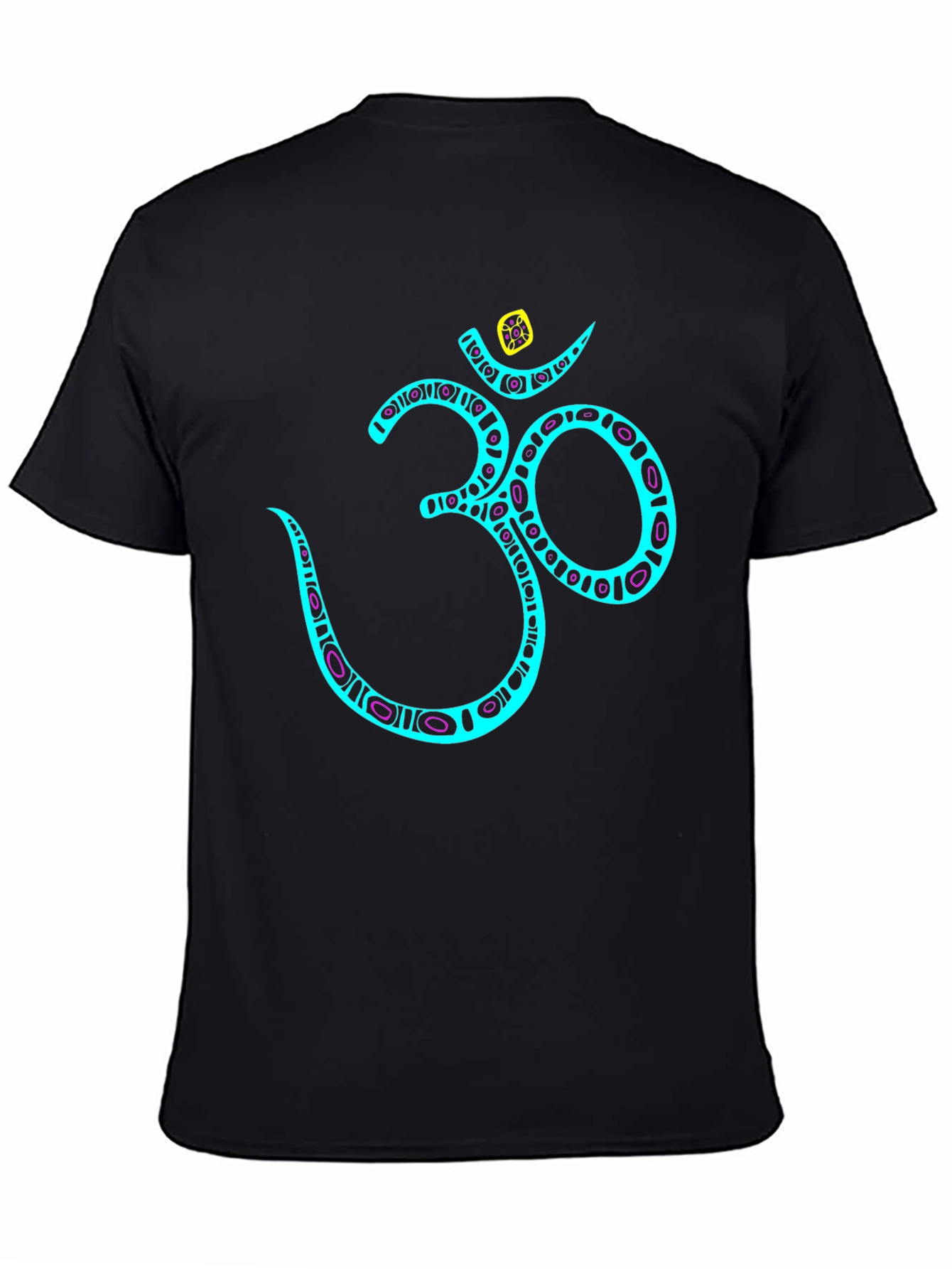 Om Graphic Tee - Black Crewneck