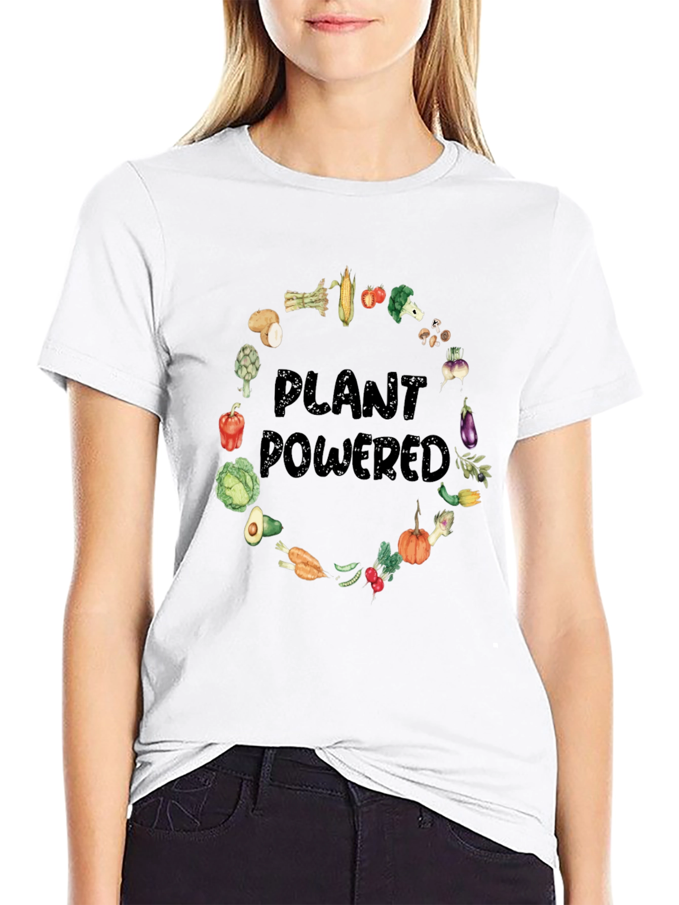 Plant Powered Graphic T-Shirt