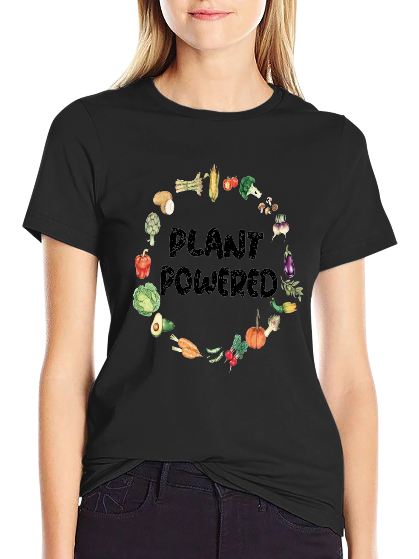 Plant Powered Graphic T-Shirt