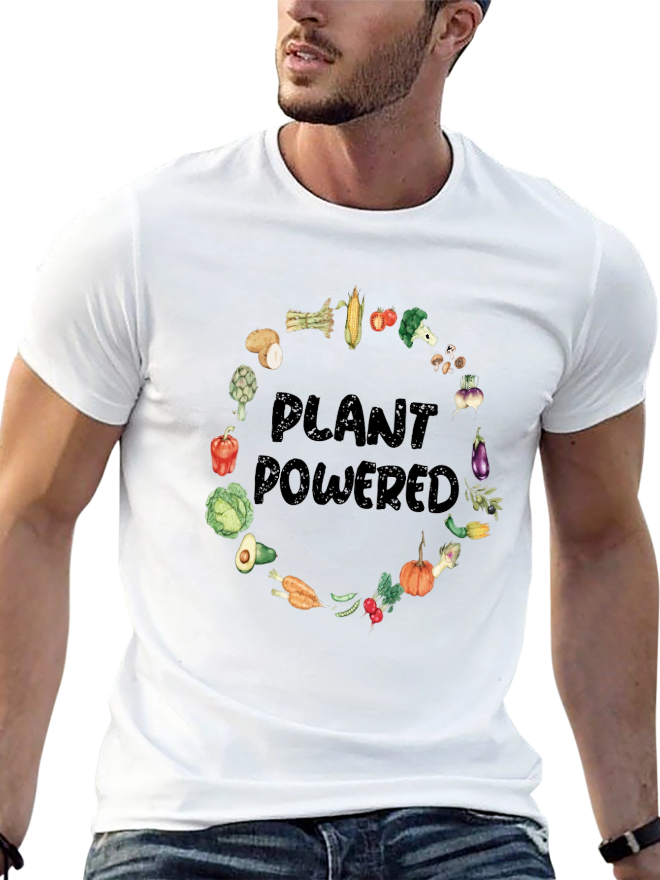 Plant Powered Graphic T-Shirt