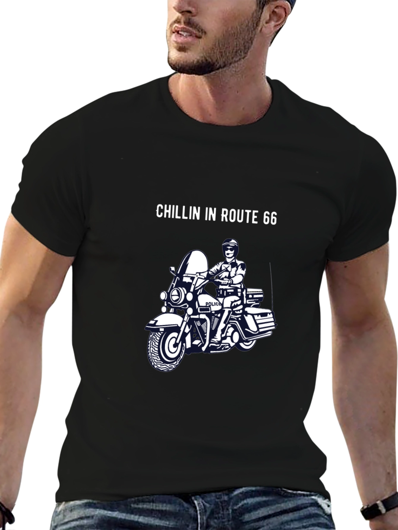 Chillin on Route 66 Graphic Tee