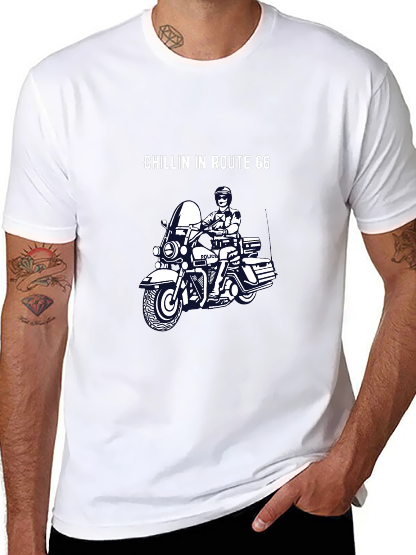 Chillin on Route 66 Graphic Tee