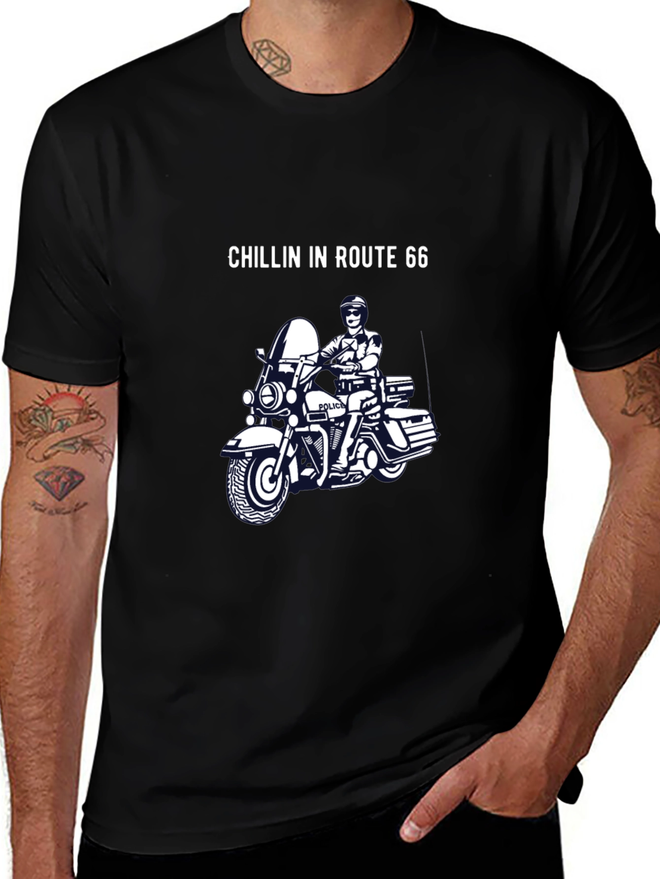 Chillin on Route 66 Graphic Tee