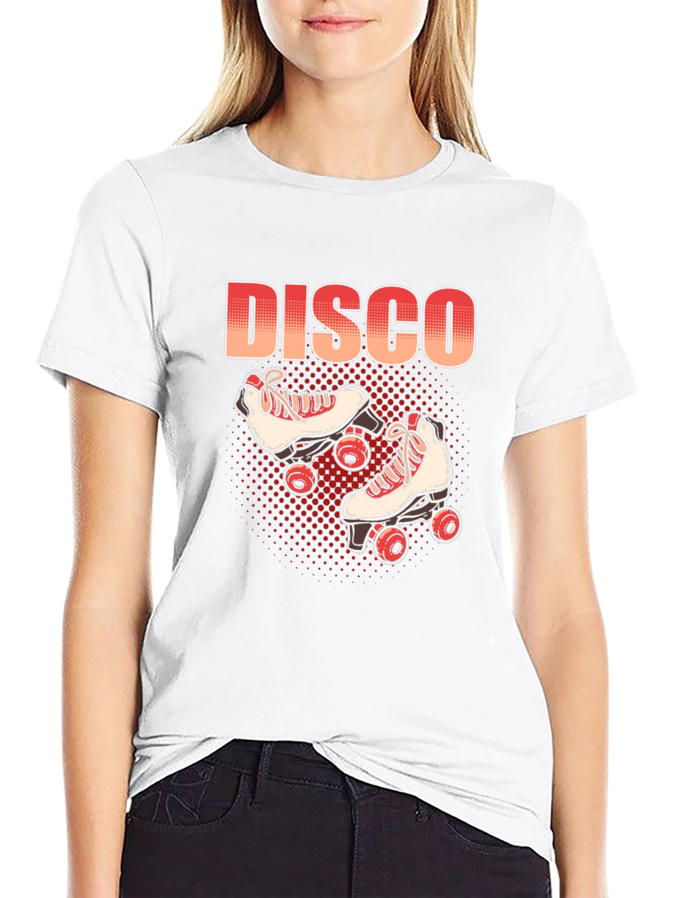 Retro Disco Roller Skate T-Shirt