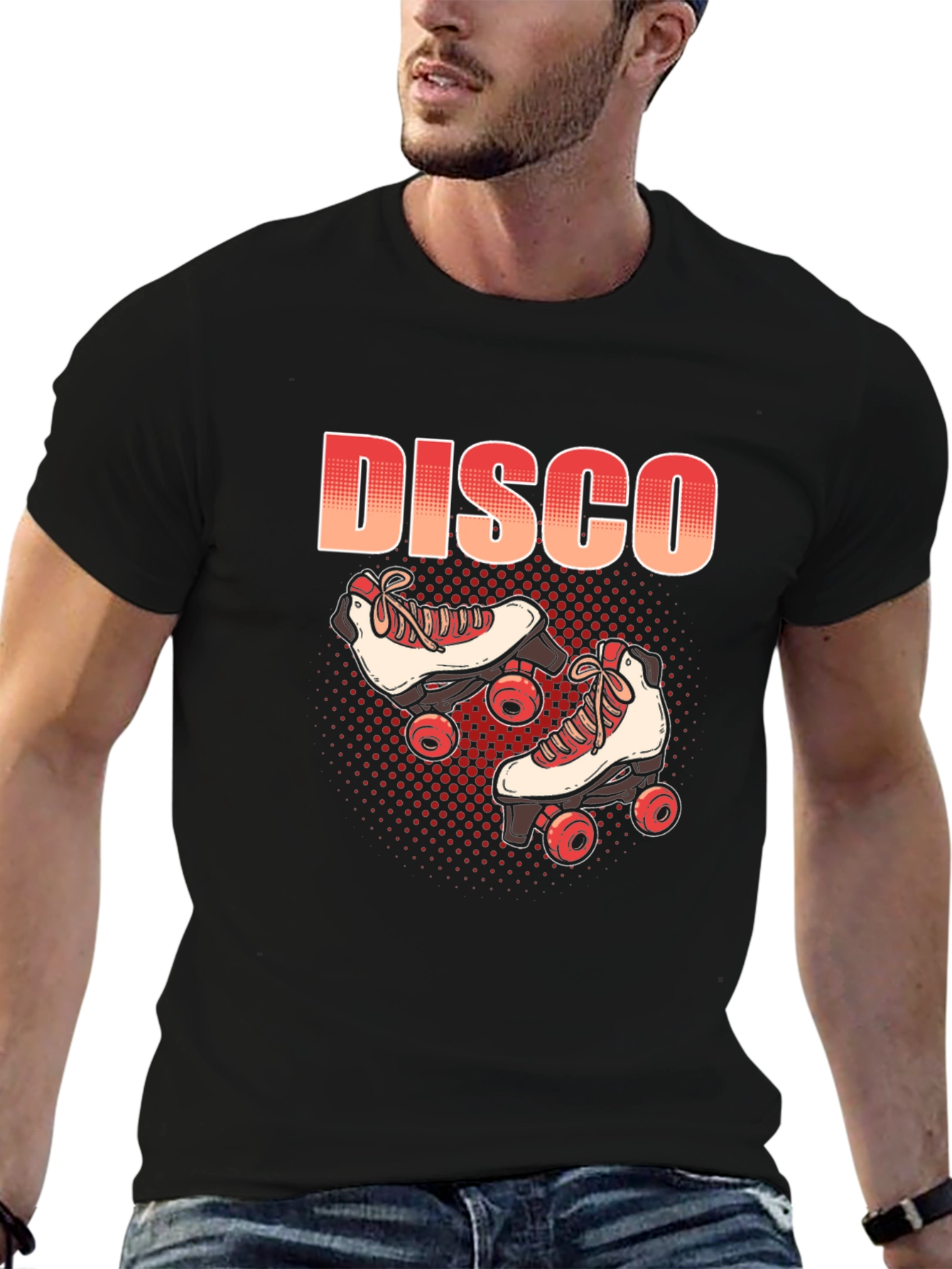 Retro Disco Roller Skate T-Shirt