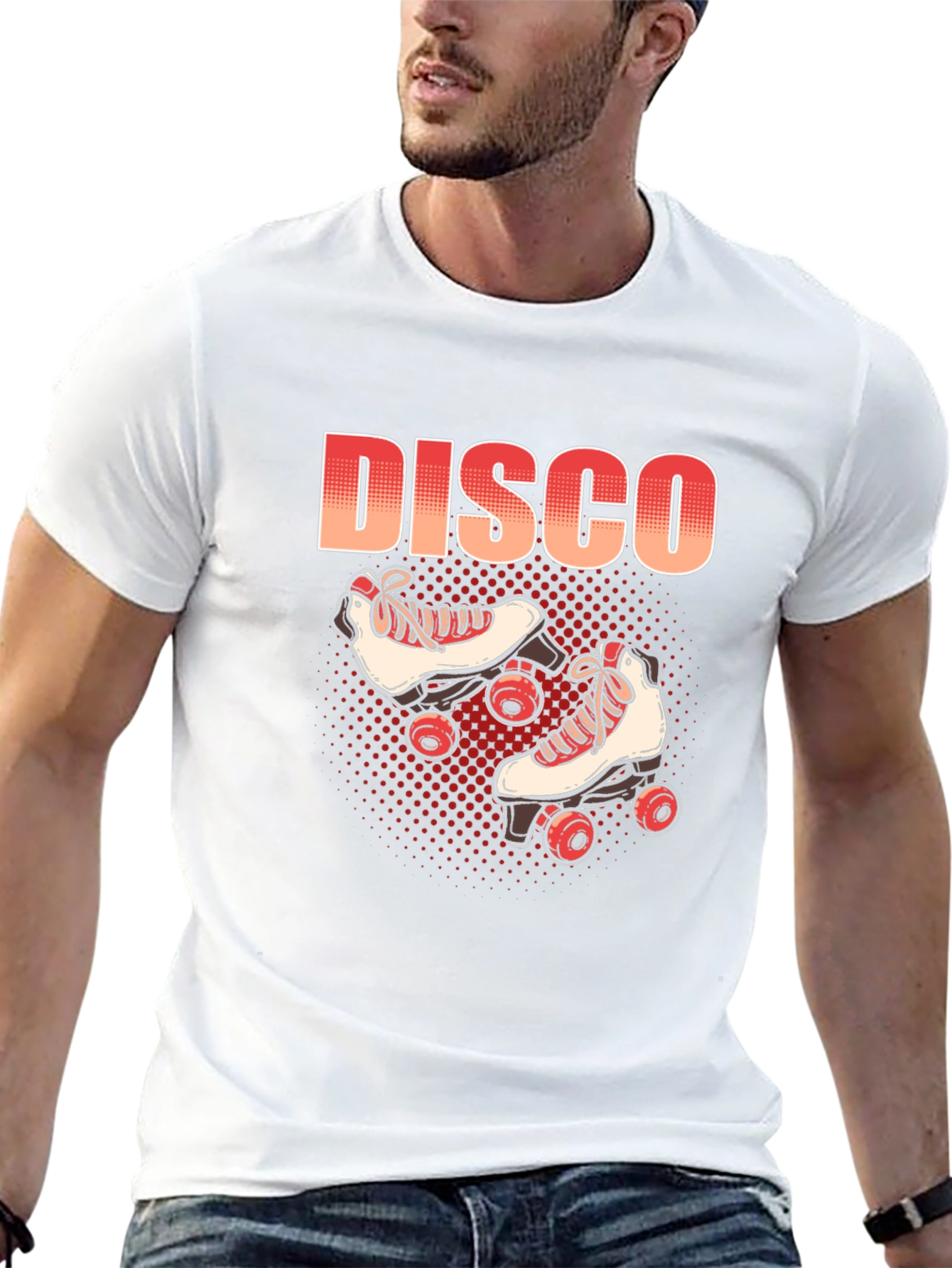 Retro Disco Roller Skate T-Shirt