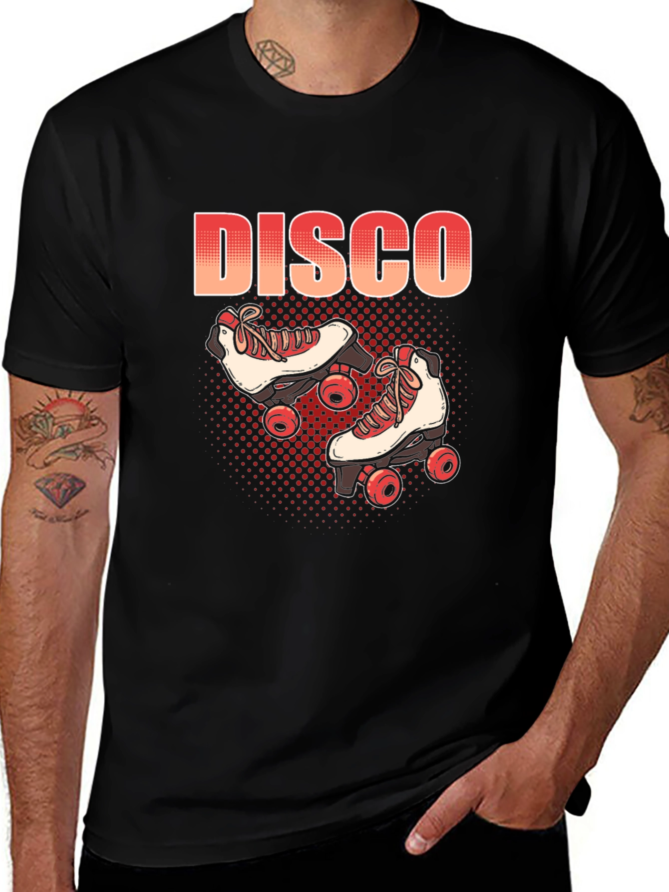 Retro Disco Roller Skate T-Shirt